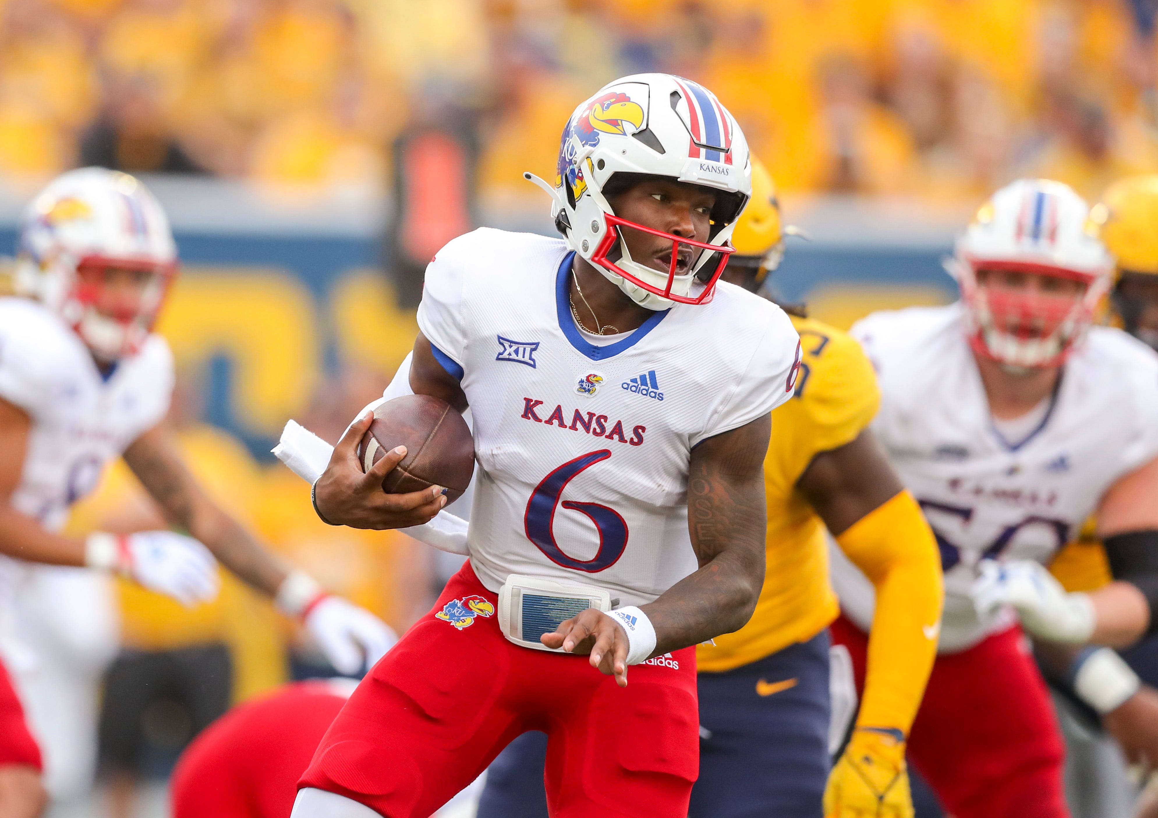 Jalon Daniels, Devin Neal Leading Kansas Football Offensively