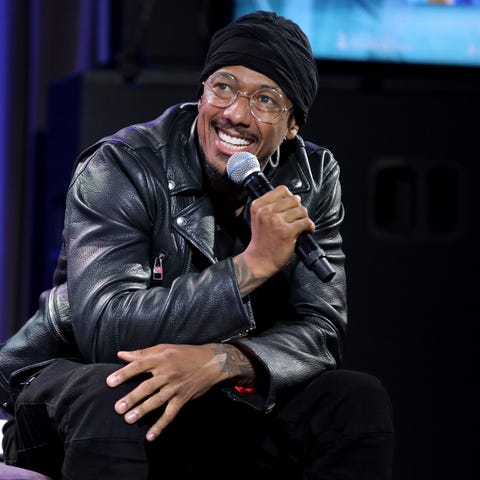 Nick Cannon speaks onstage at Hip Hop & Mental Hea