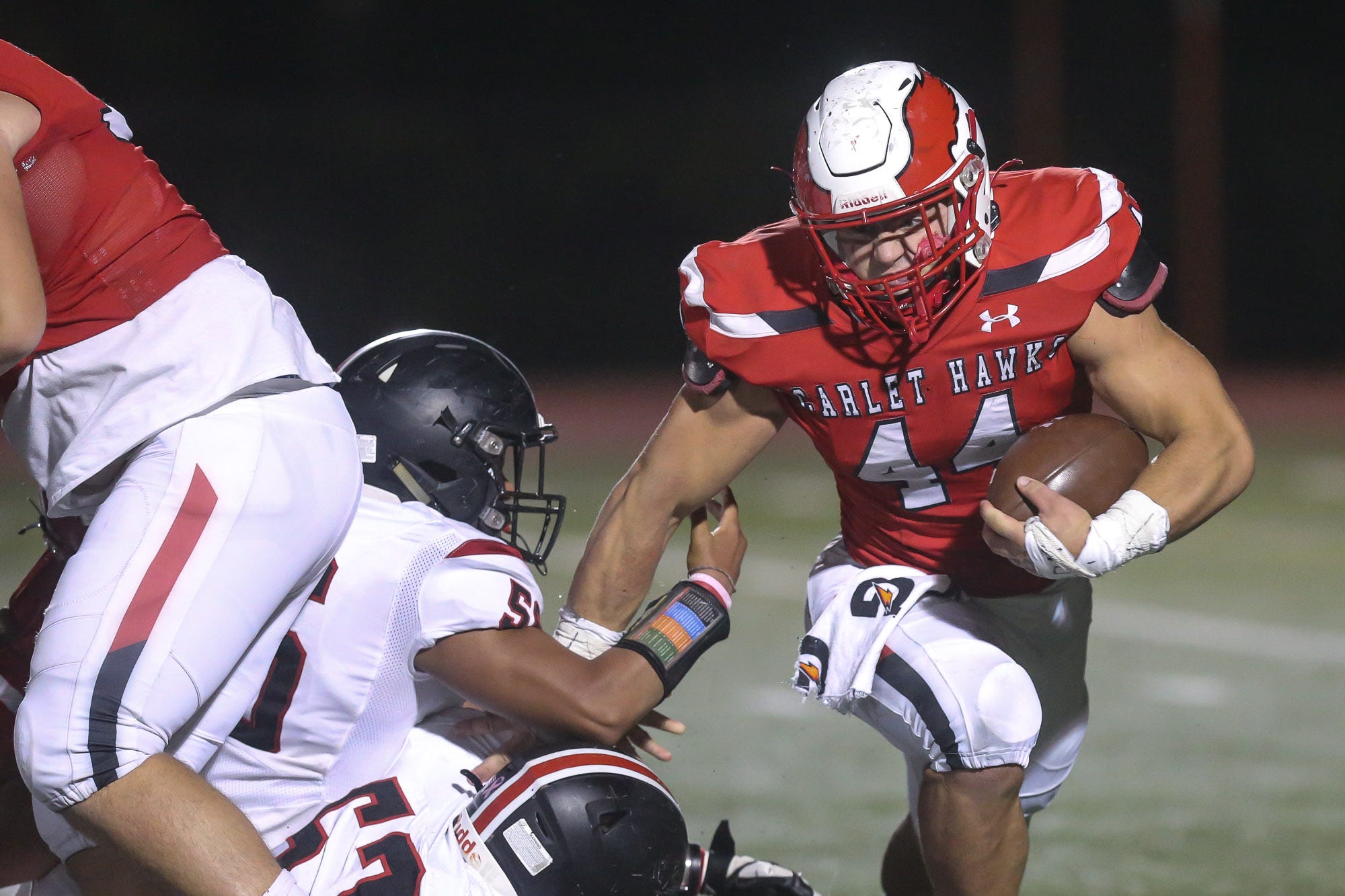 Romeo Holland's Four Touchdowns Lead Milford Football Past Wellesley