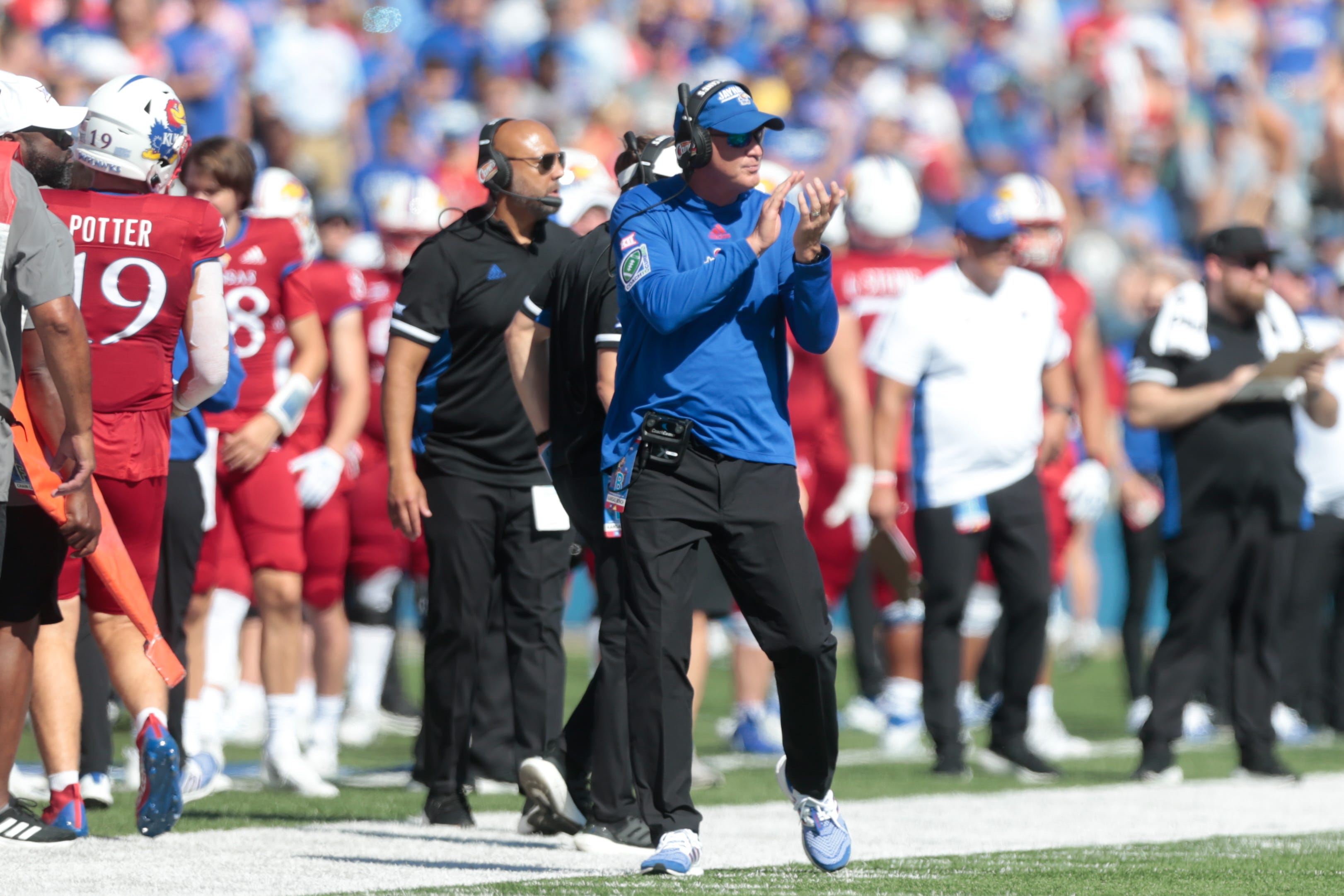 What Kansas Football Coach Lance Leipold Said On Iowa Week 'Hawk Talk'