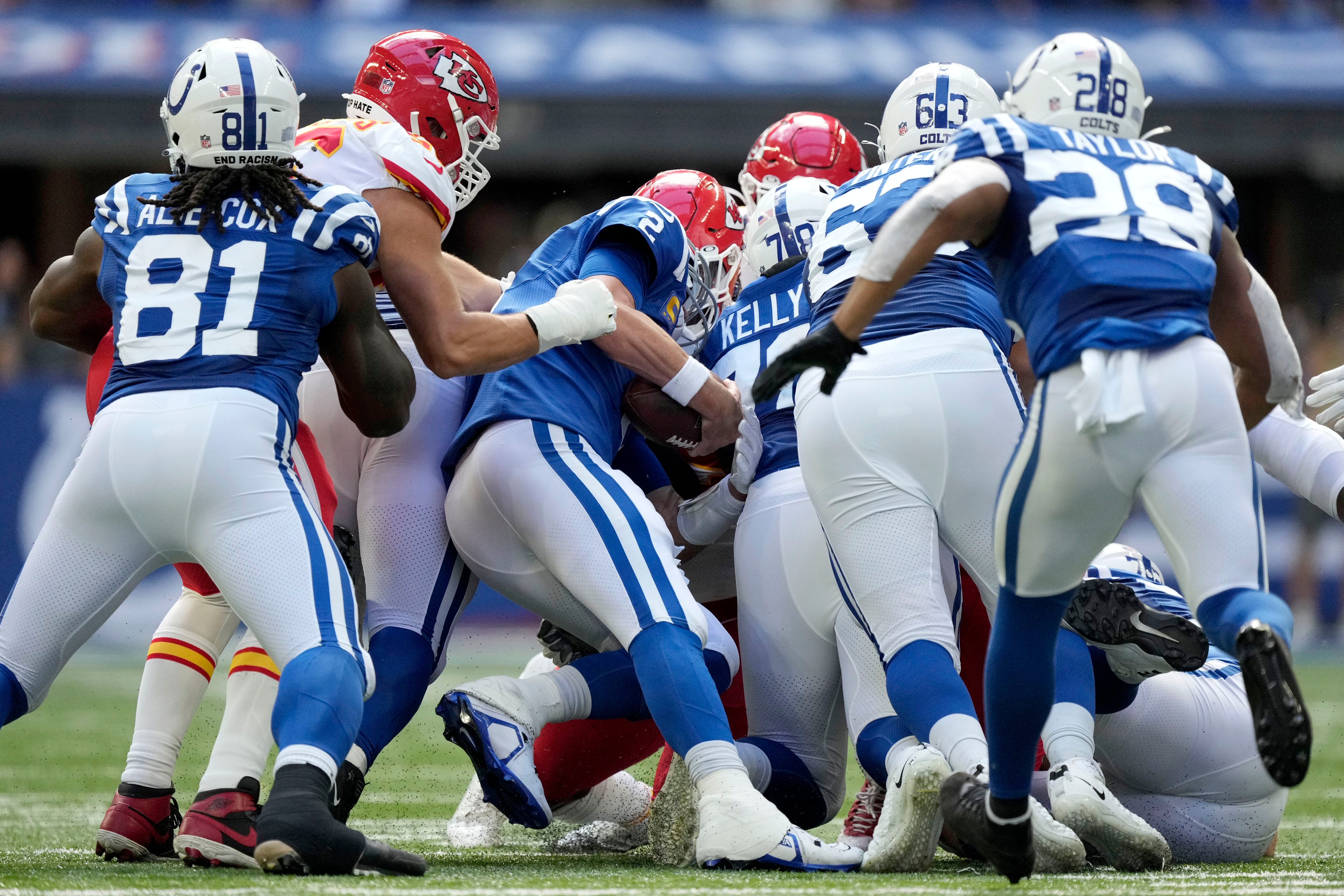 Colts Vs. Chiefs: Struggling Colts O-line Showed Up Late In Comeback