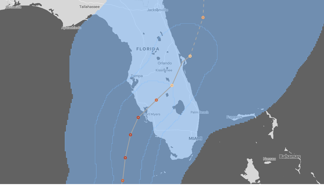 Updated maps show Florida destruction after Hurricane Ian landfall