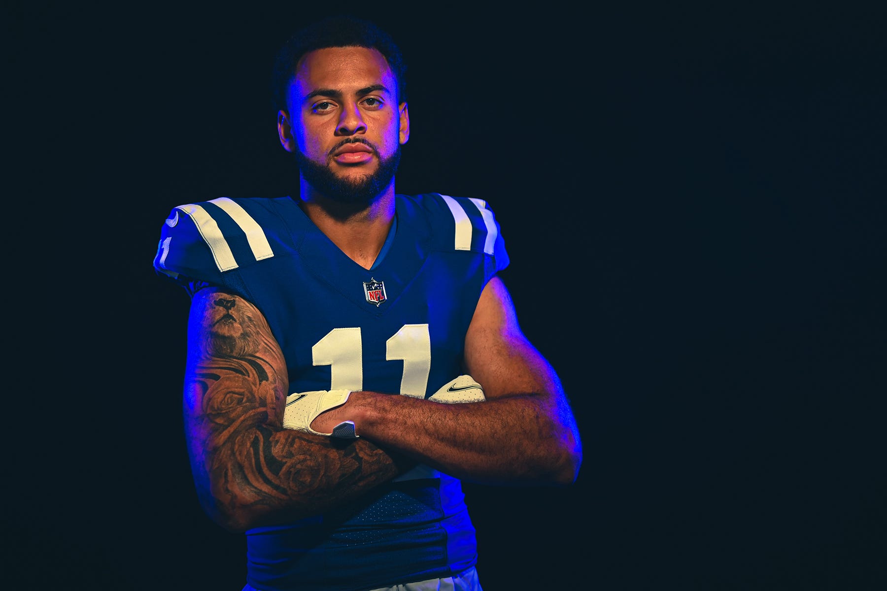 Michael Pittman Jr. is growing into a No. 1 wide receiver with the Indianapolis Colts, both in his play and in his demeanor.