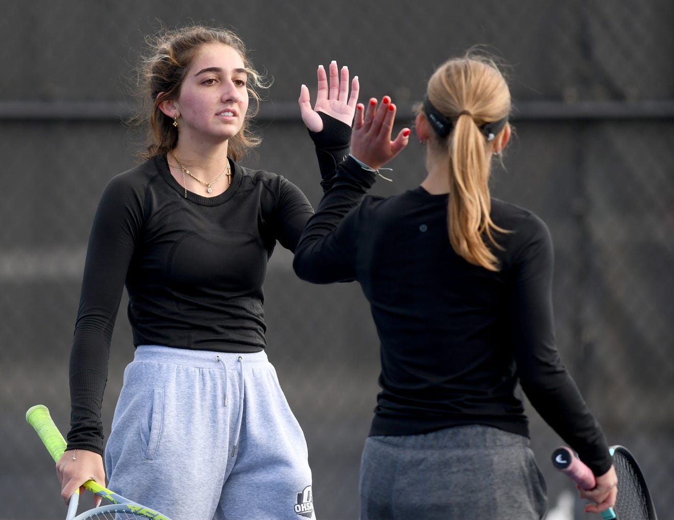 Tess Bucher of North Canton Hoover in OHSAA state tennis tournament