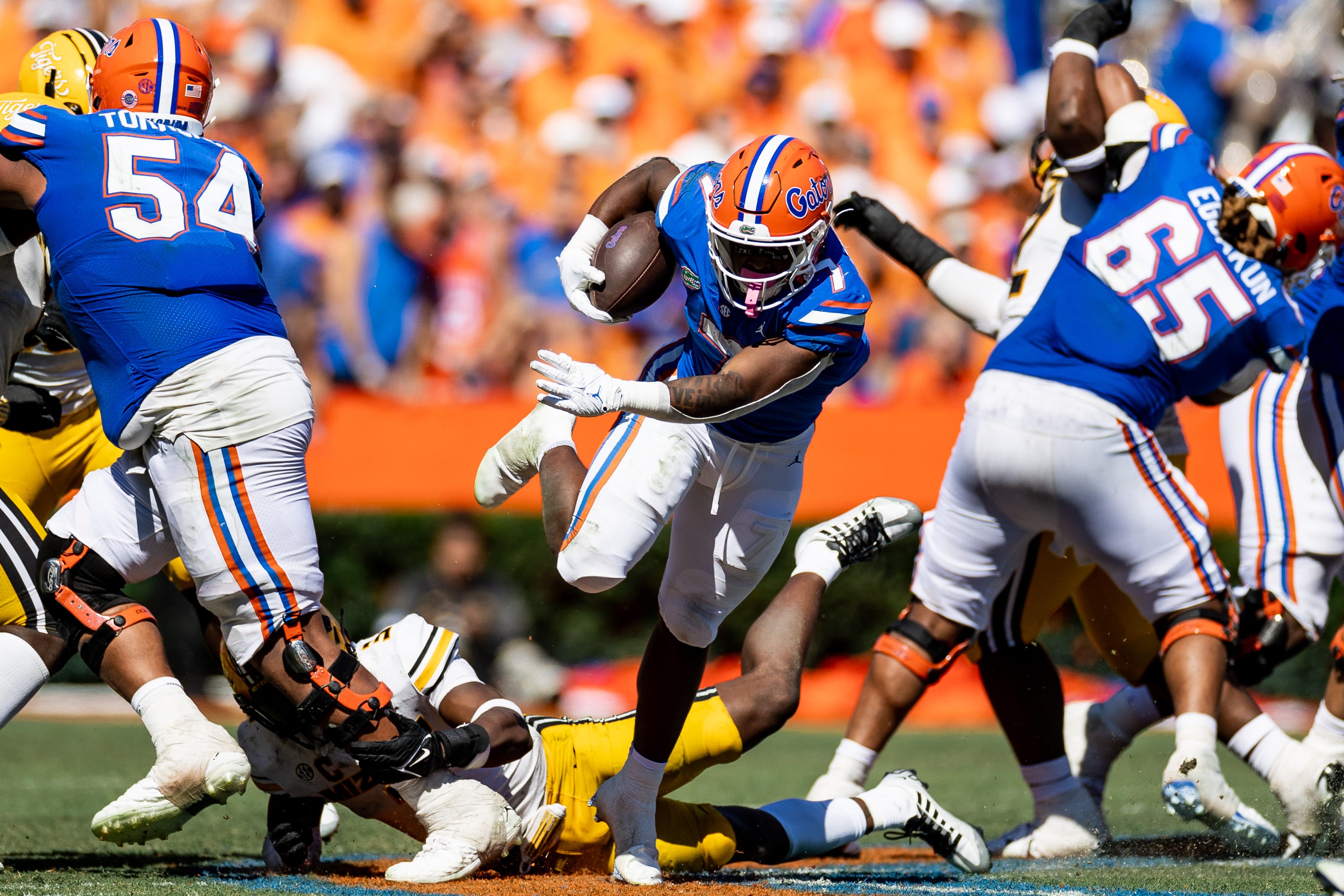 Florida Gators Ground Game Fueled By A Pair Of Louisiana Running Backs