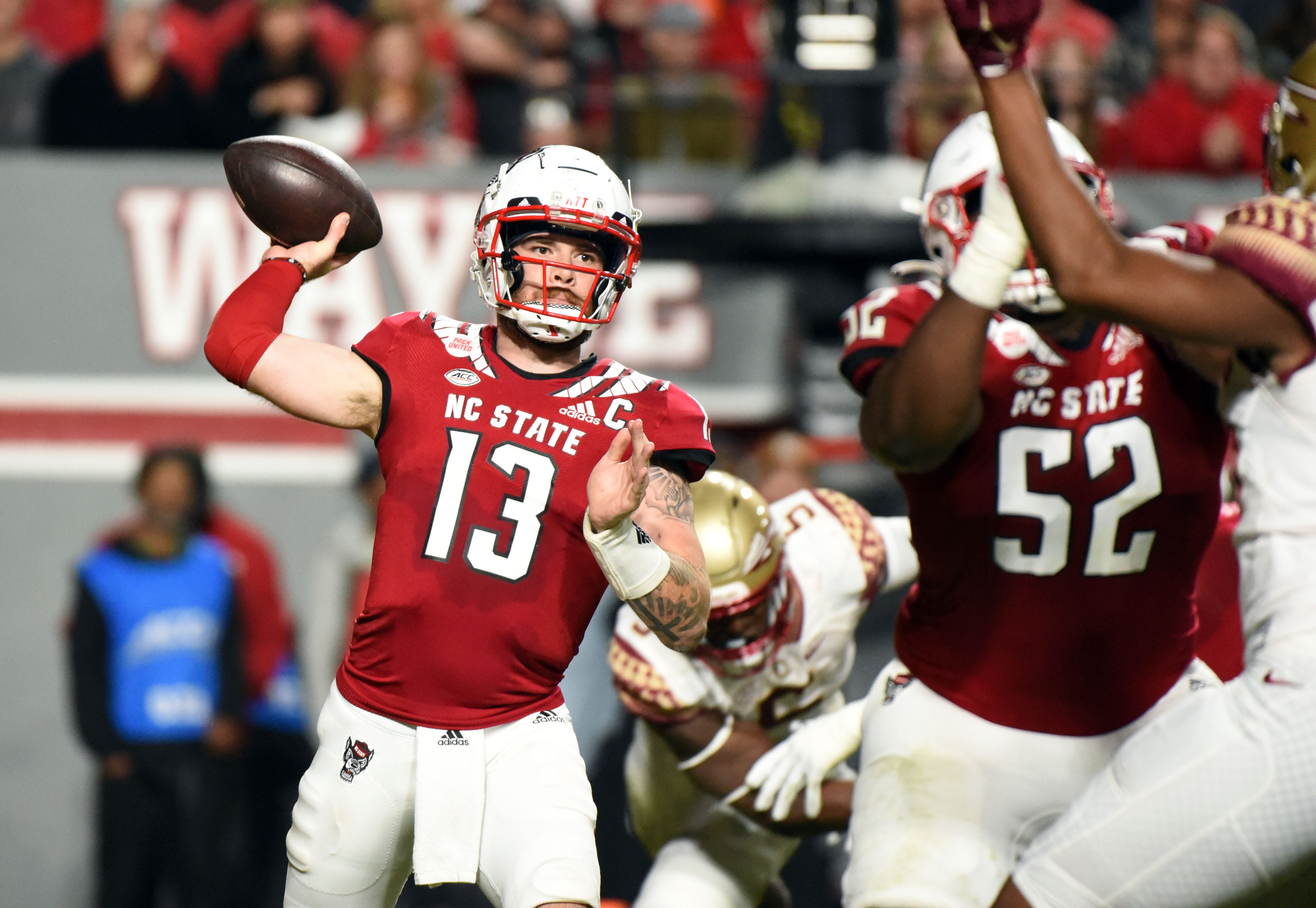 NC State football QB Devin Leary to enter transfer portal