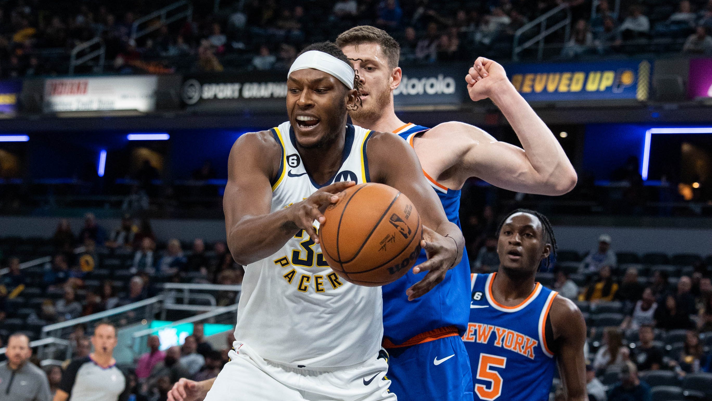 Myles Turner injury He misses Pacers vs. Wizards after hurting ankle