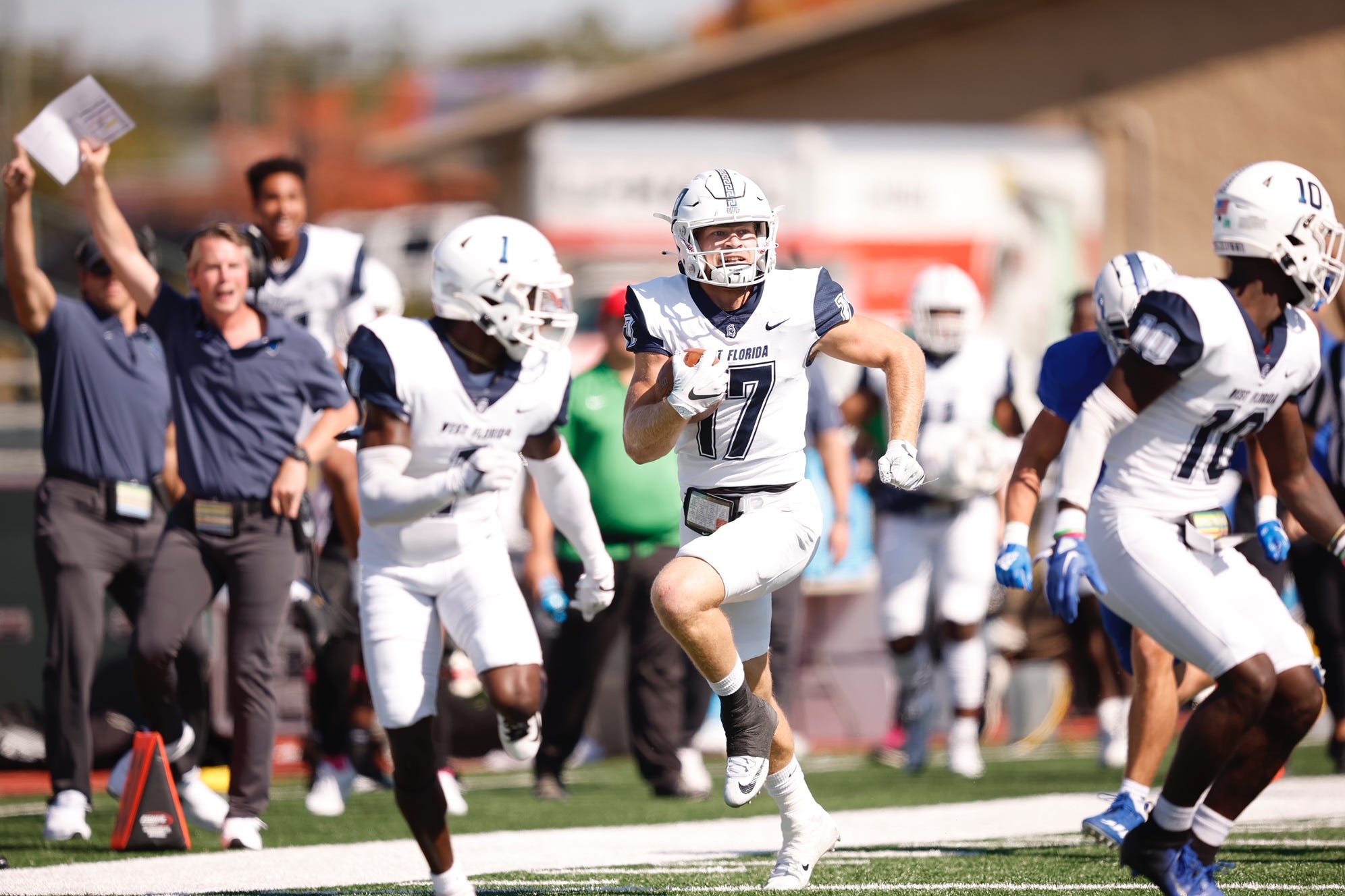 UWF Football: No. 9 Argos Make Quick Work Of Shorter, Win Third Straight