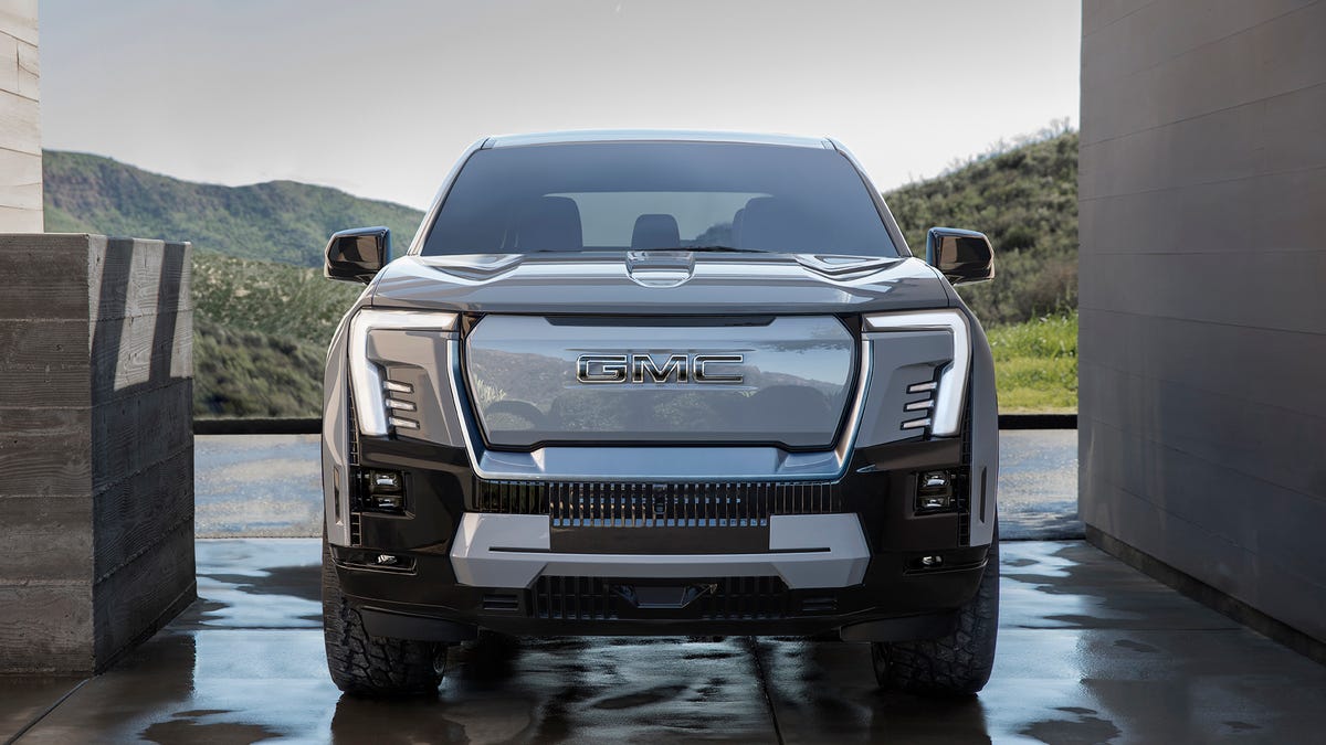 GM reveals newest electric vehicle, the 2024 GMC Sierra electric light