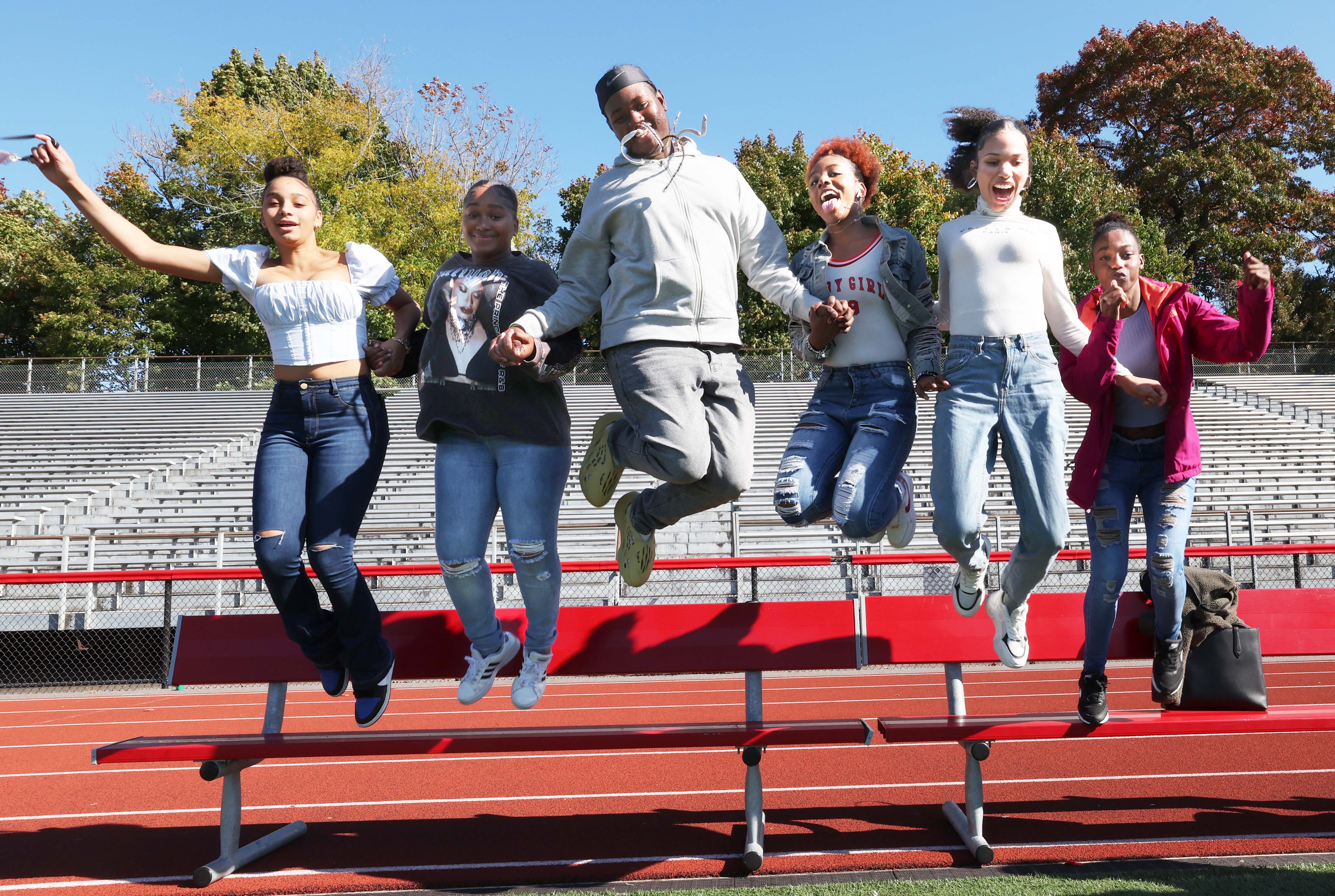 Brockton High School Class Of 2023 Takes Yearbook Photo