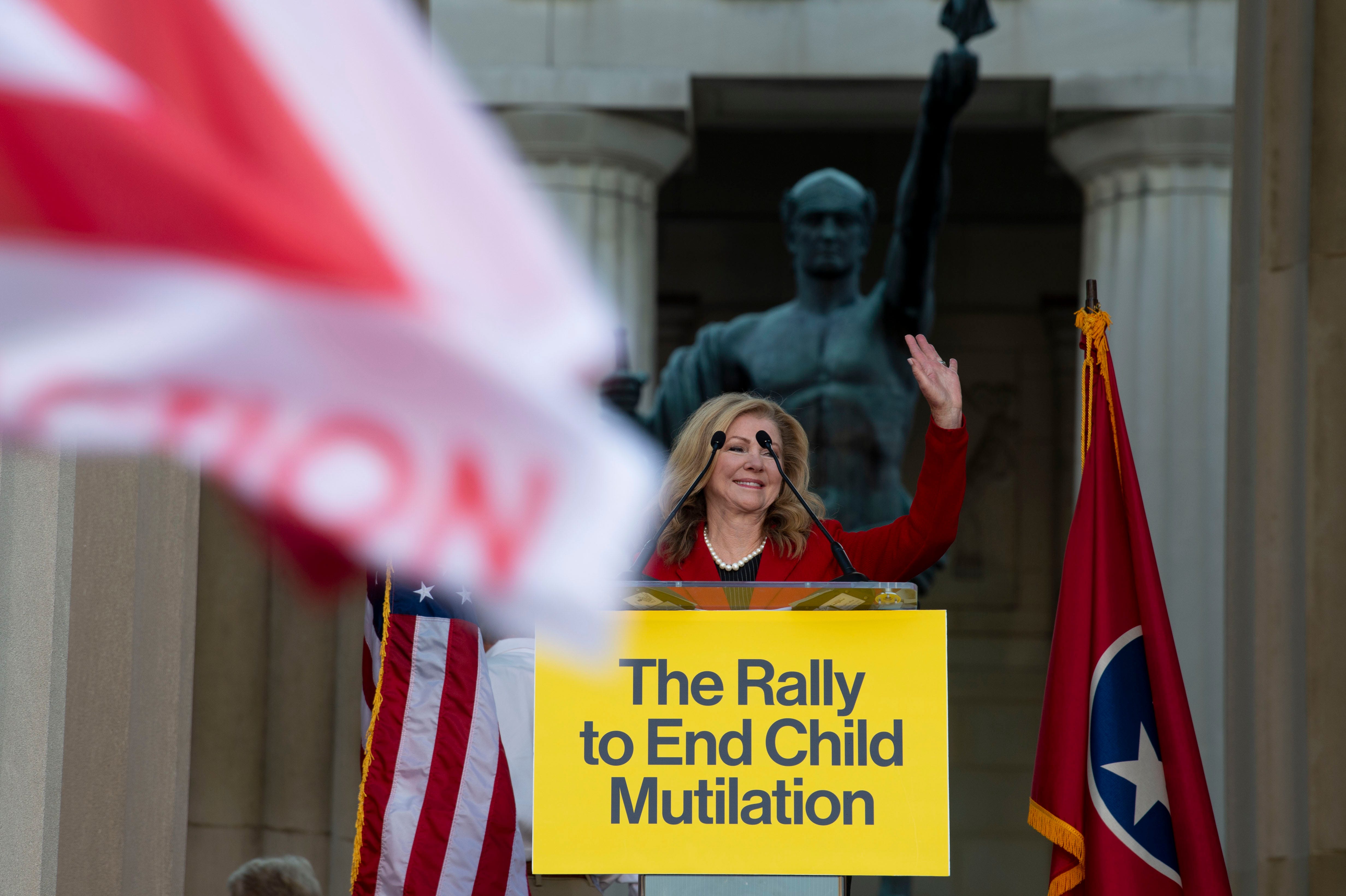 Nashville Rally Against Gender-affirming Care For Minors At Capitol