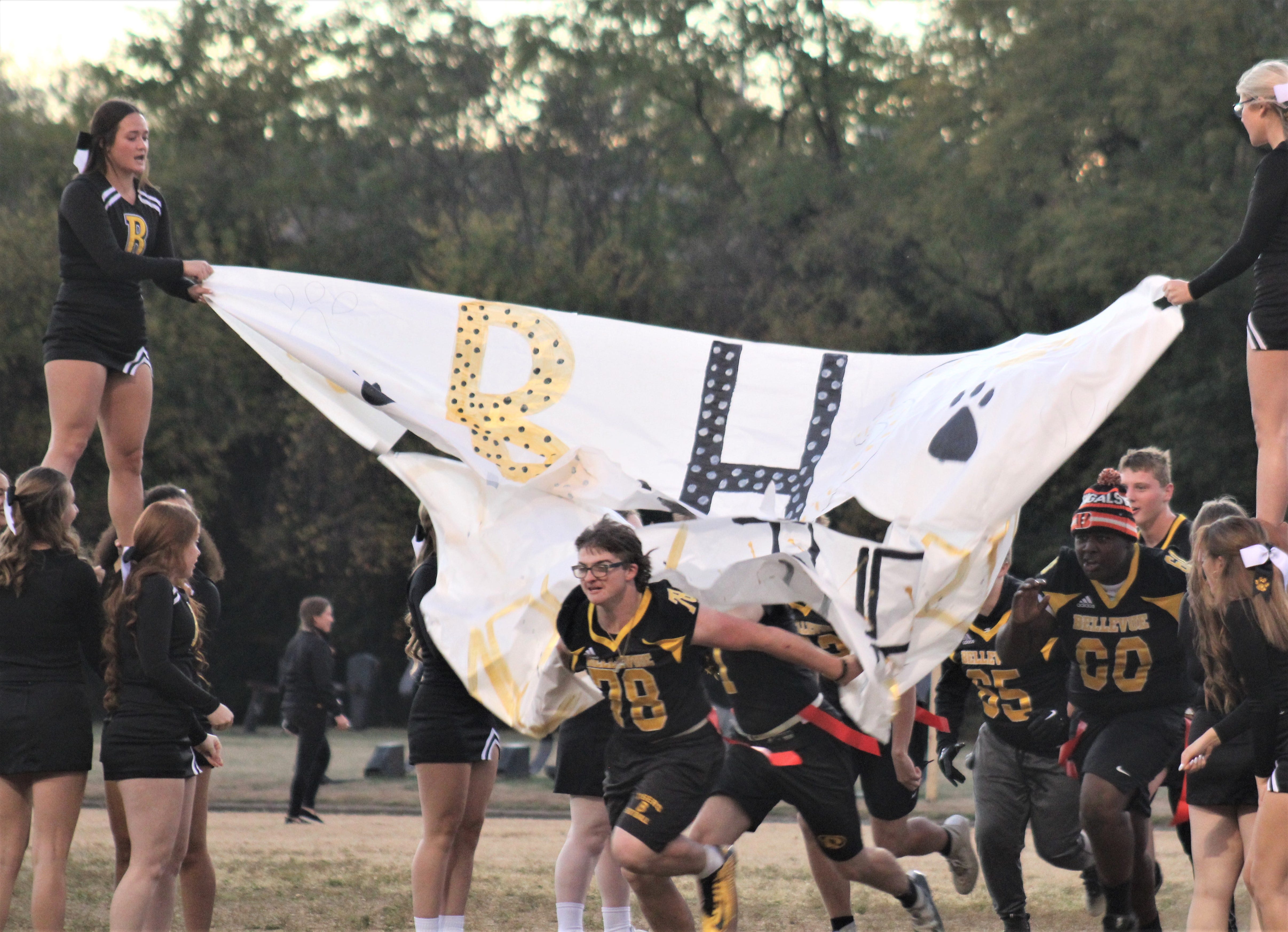 Bellevue Football Players Win One Last Game At Home