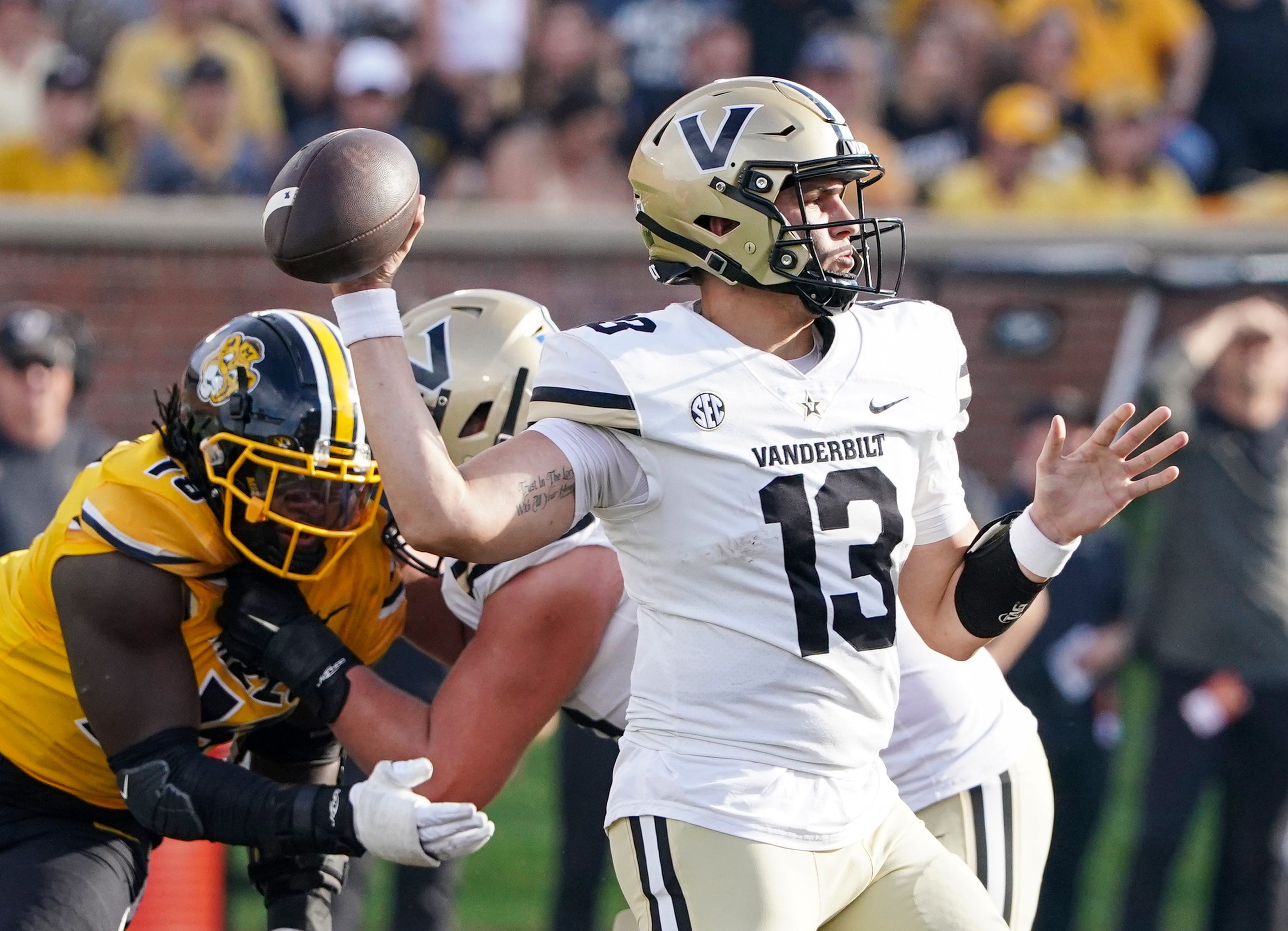 Vanderbilt football QB AJ Swann, offense must regroup from Alabama loss