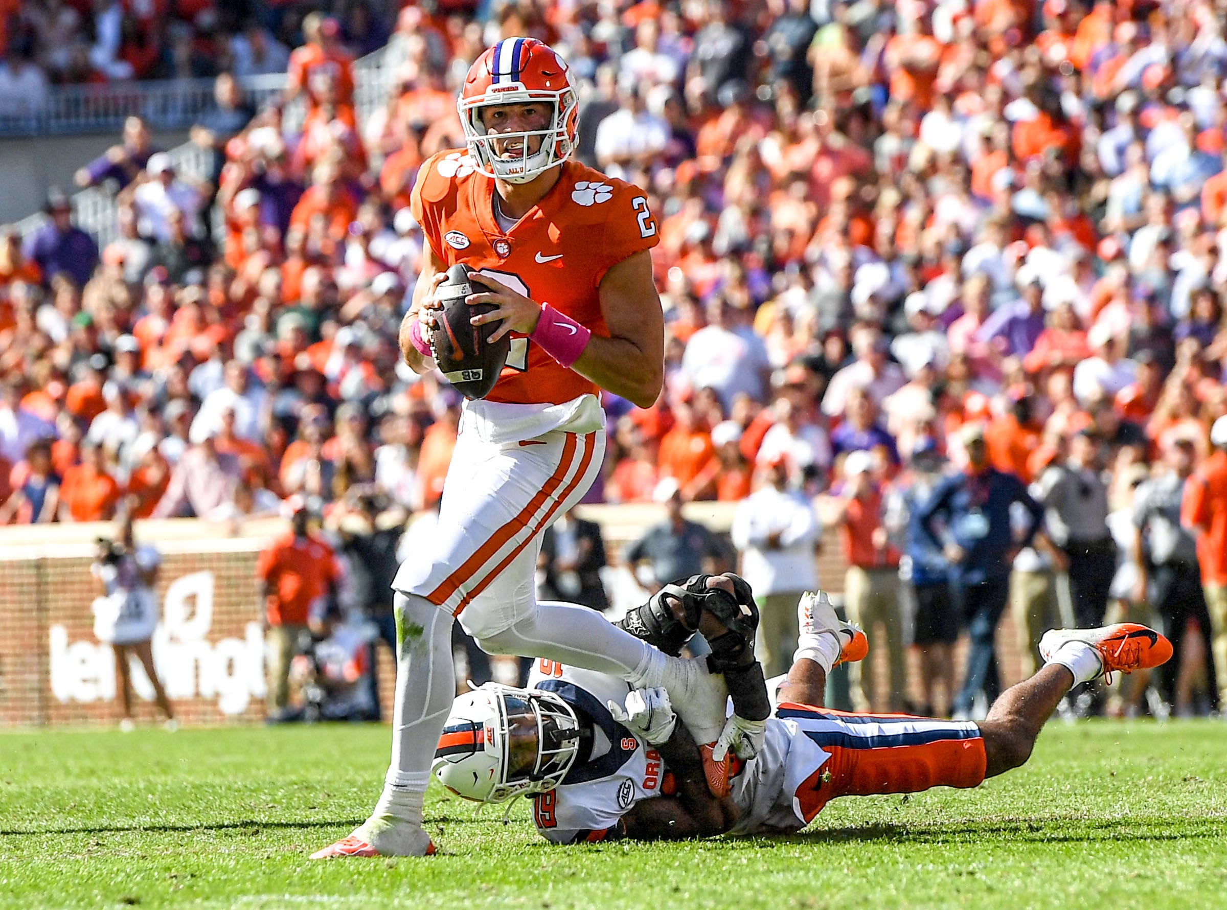 Clemson QB Cade Klubnik Intercepted On First Attempt At Notre Dame