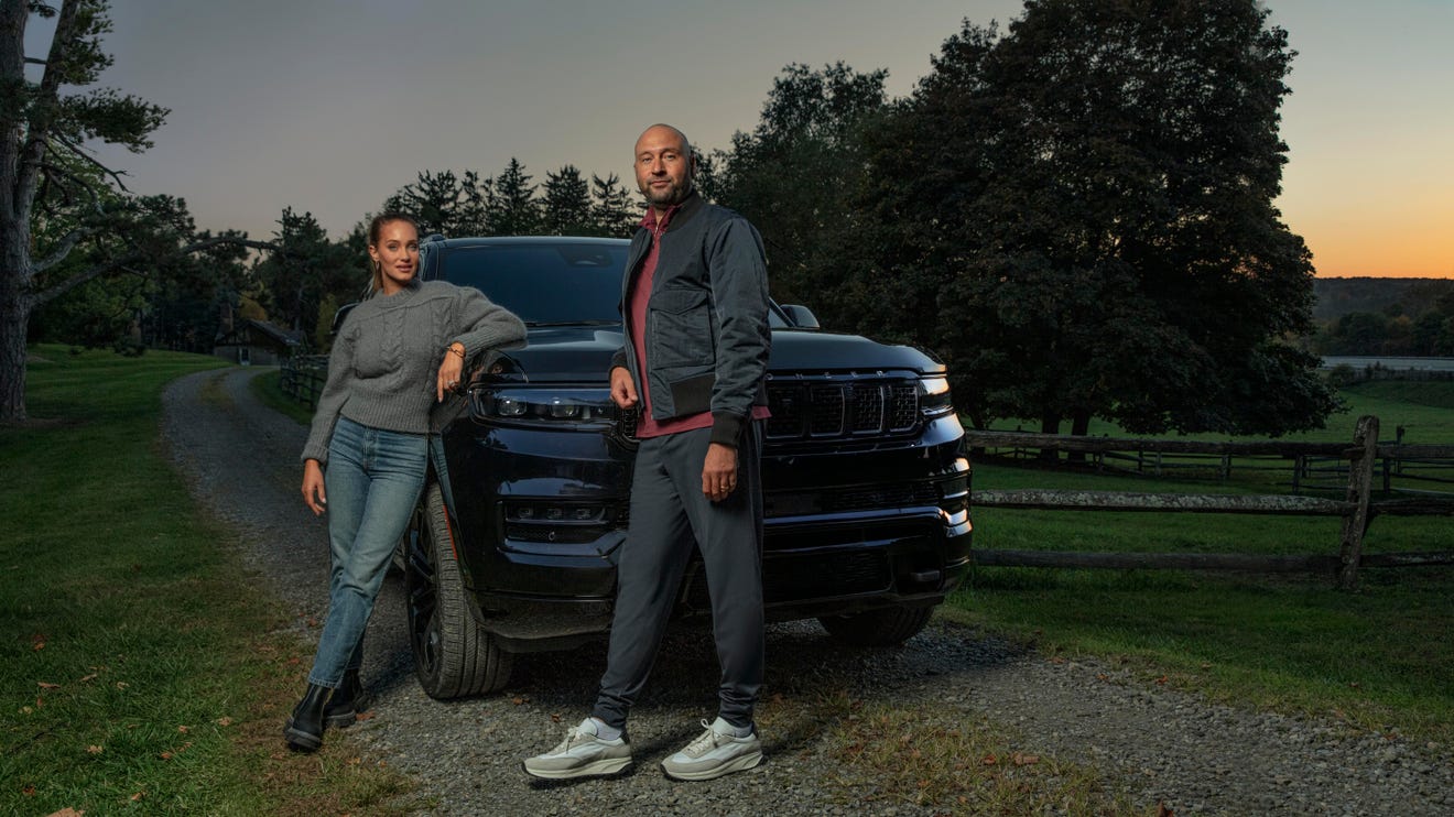 Yankees greatDerek Jeter appears in Jeep Grand Wagoneer ad campaign