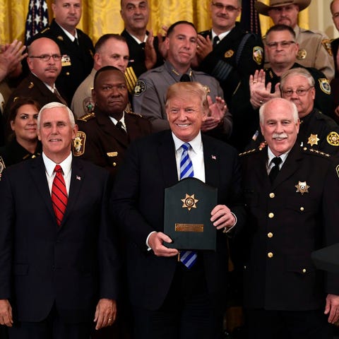 At a White House event in 2018, President Donald T