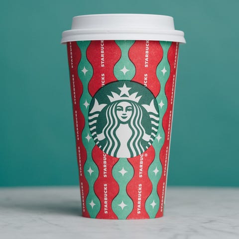 One of Starbucks' four holiday cups for 2022. Call