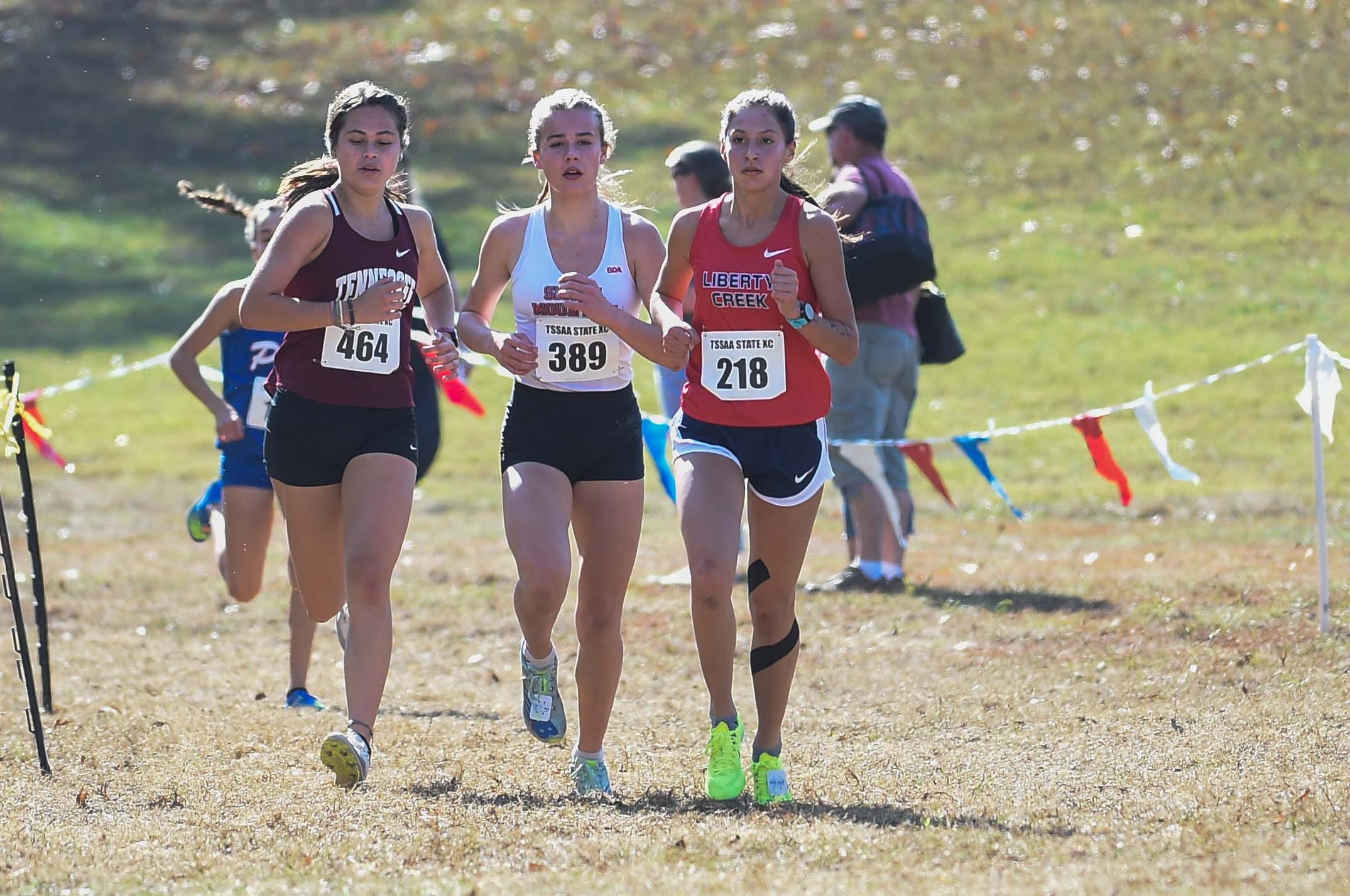 TSSAA cross country Abby Faith Cheeseman wins third straight title