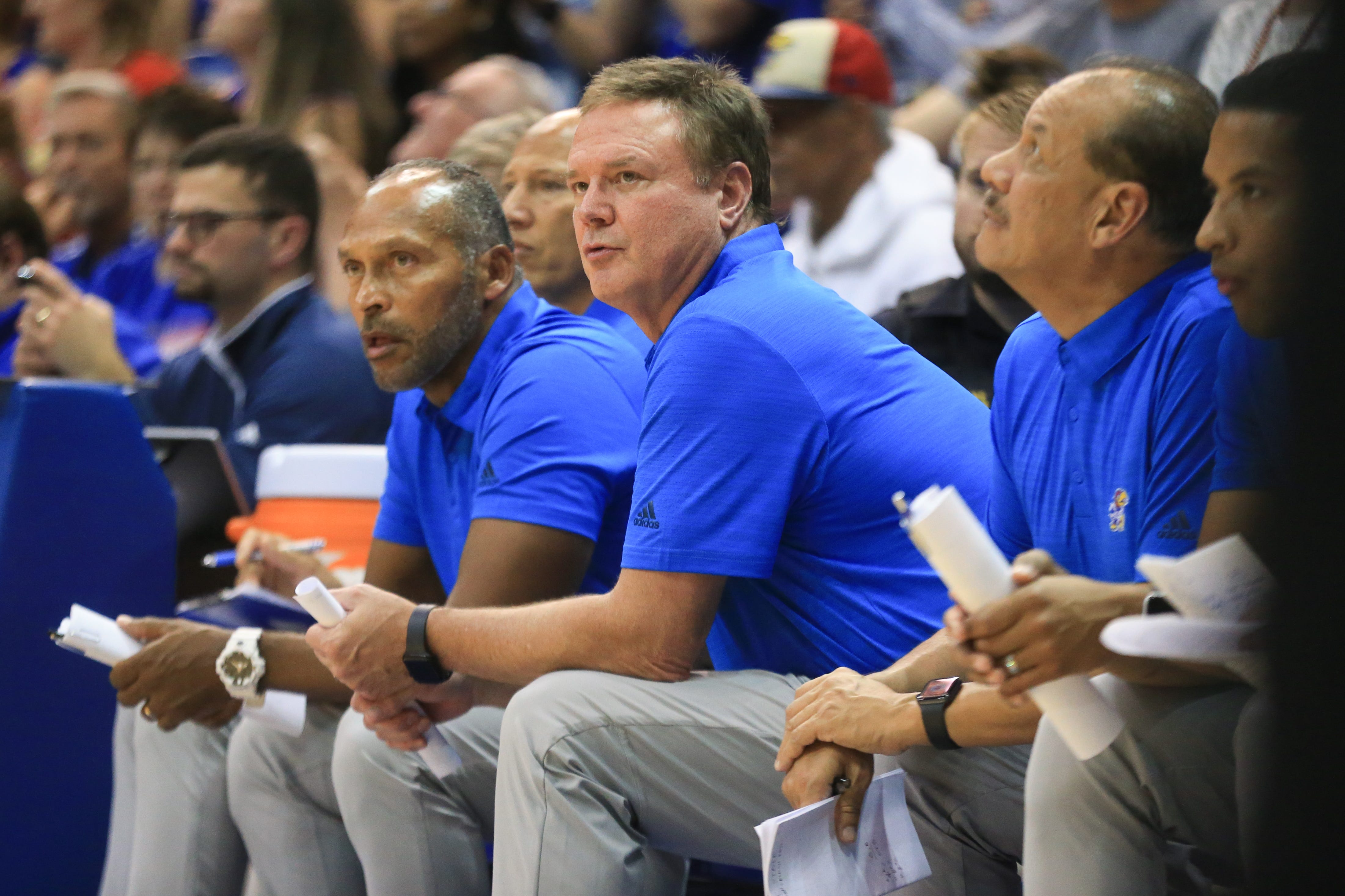 Kansas Basketball Coach Bill Self On Injury Statuses Of MJ Rice, More