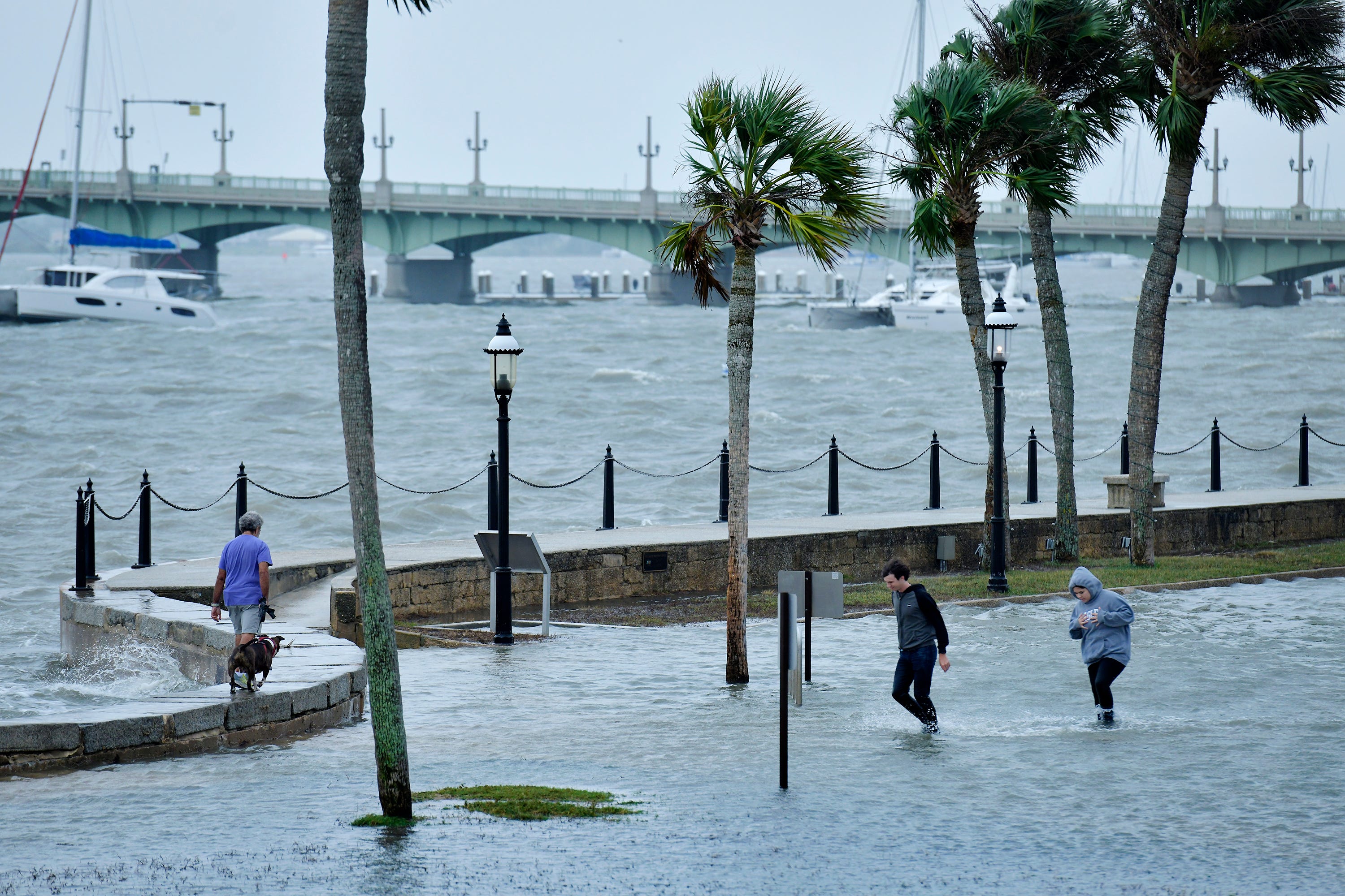 Flooding In Saint Augustine Caused By Advancing Tropical Storm Nicole   A021aabc C44e 41f7 8e8e B93f69578a9d JKI 110922 St Aug Tropical Storm Nicole 02 