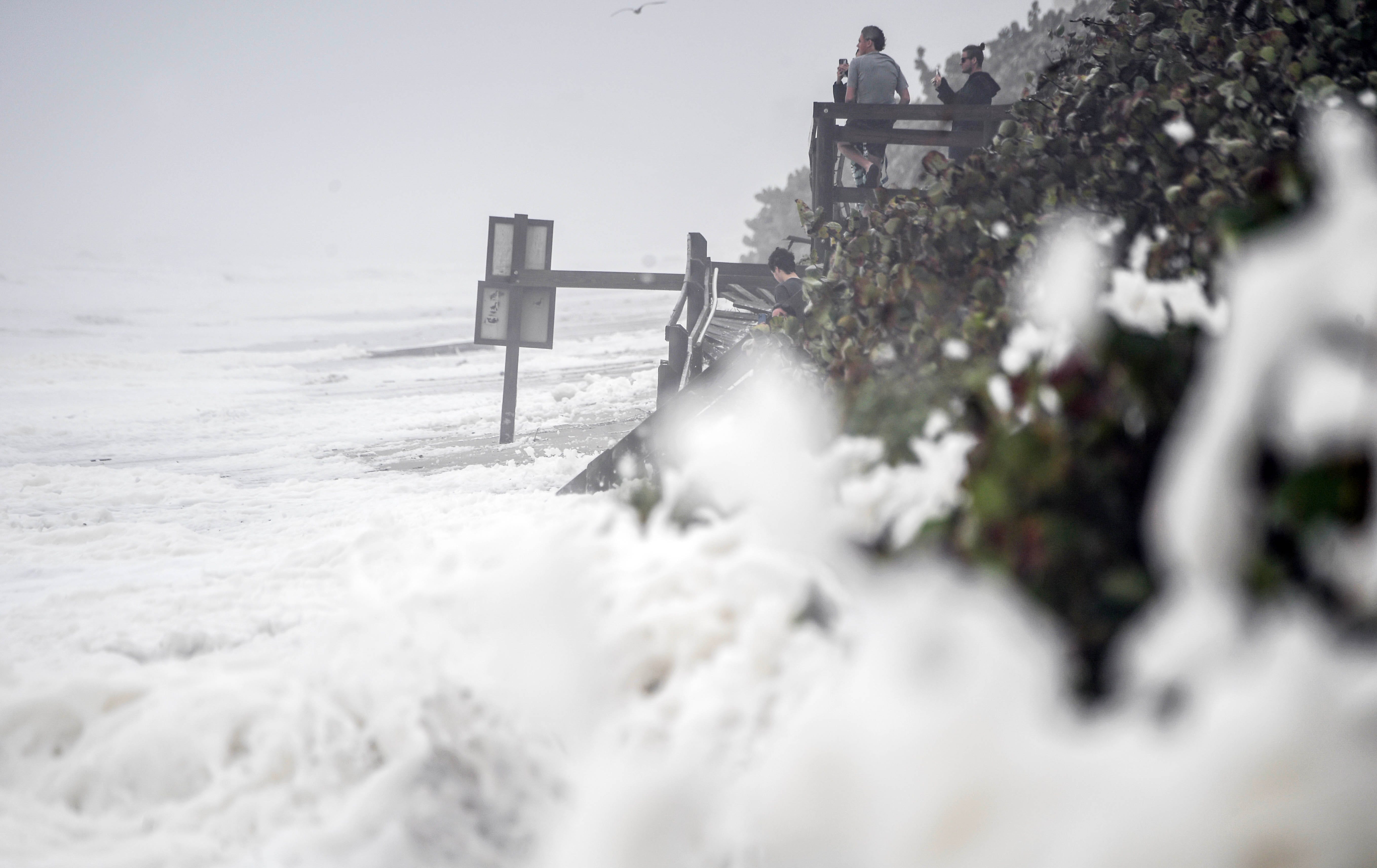 Hurricane Nicole Brings Powerful Winds To NASA's Exposed Artemis Rocket