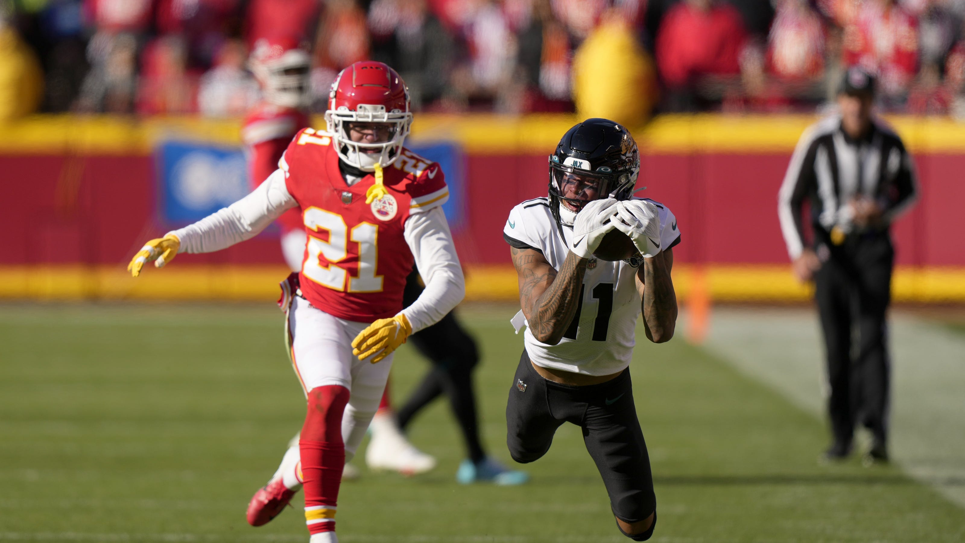 Jaguars' Up-Down drill from losing 27-17 Sunday to the Kansas City Chiefs