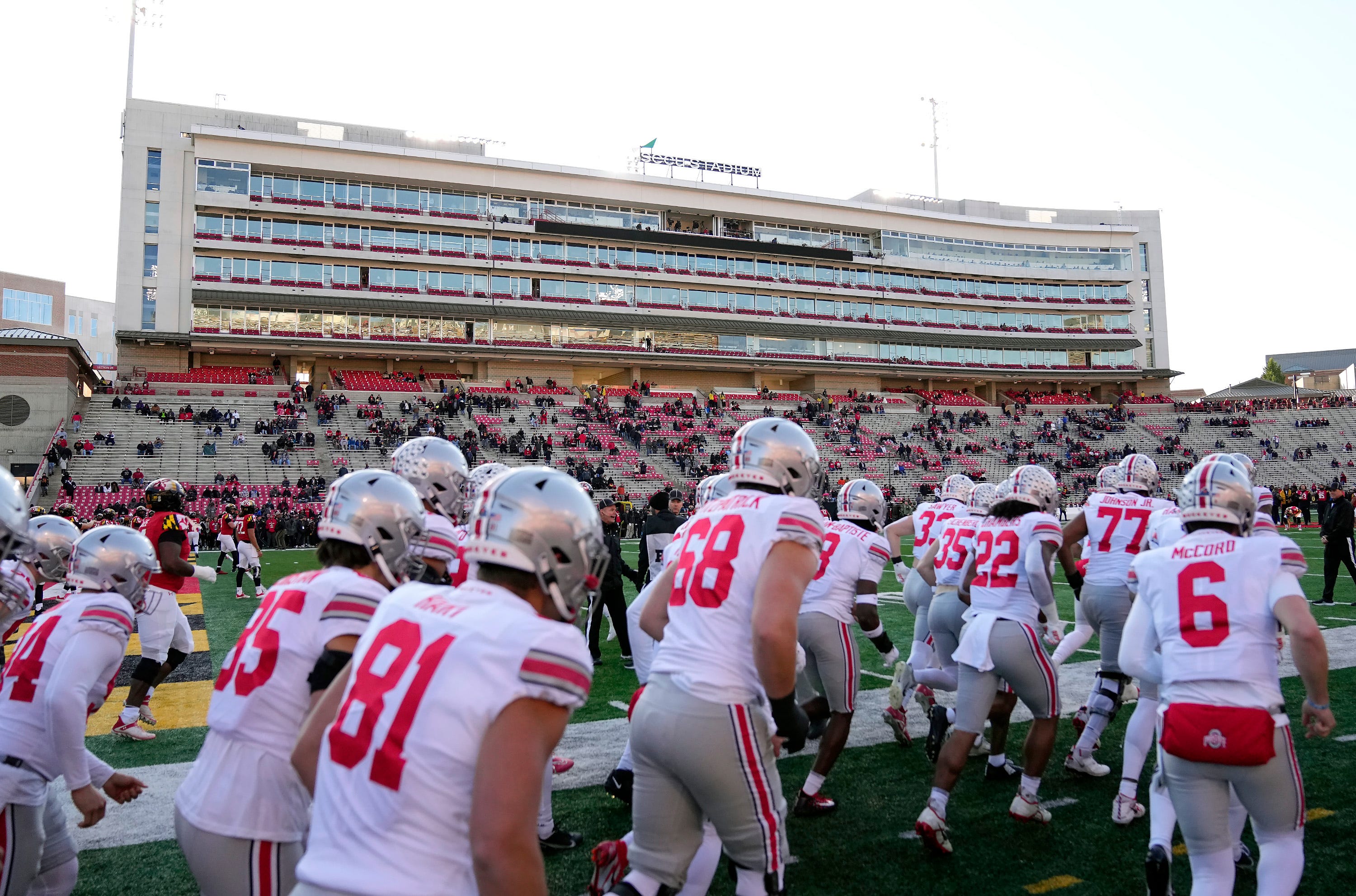 What Is The Ohio State Vs. Maryland Point Spread At Halftime?