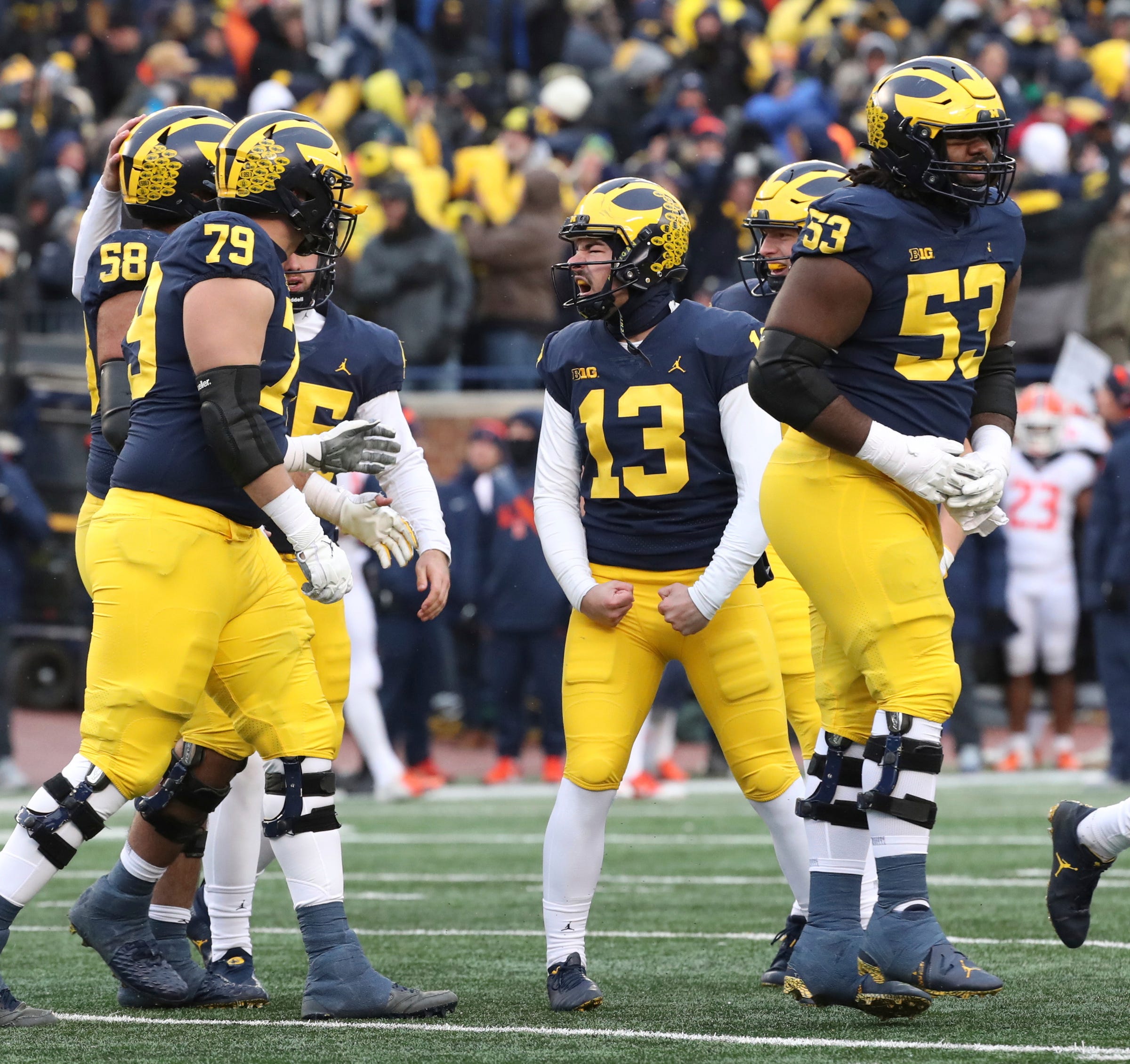 Jim Harbaugh unsure if Michigan RB Blake Corum will play vs. Ohio State