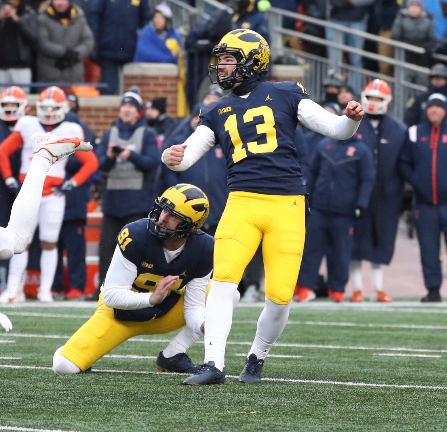 Michigan Football's Jake Moody Cements Legacy As The No. 1 Kicker