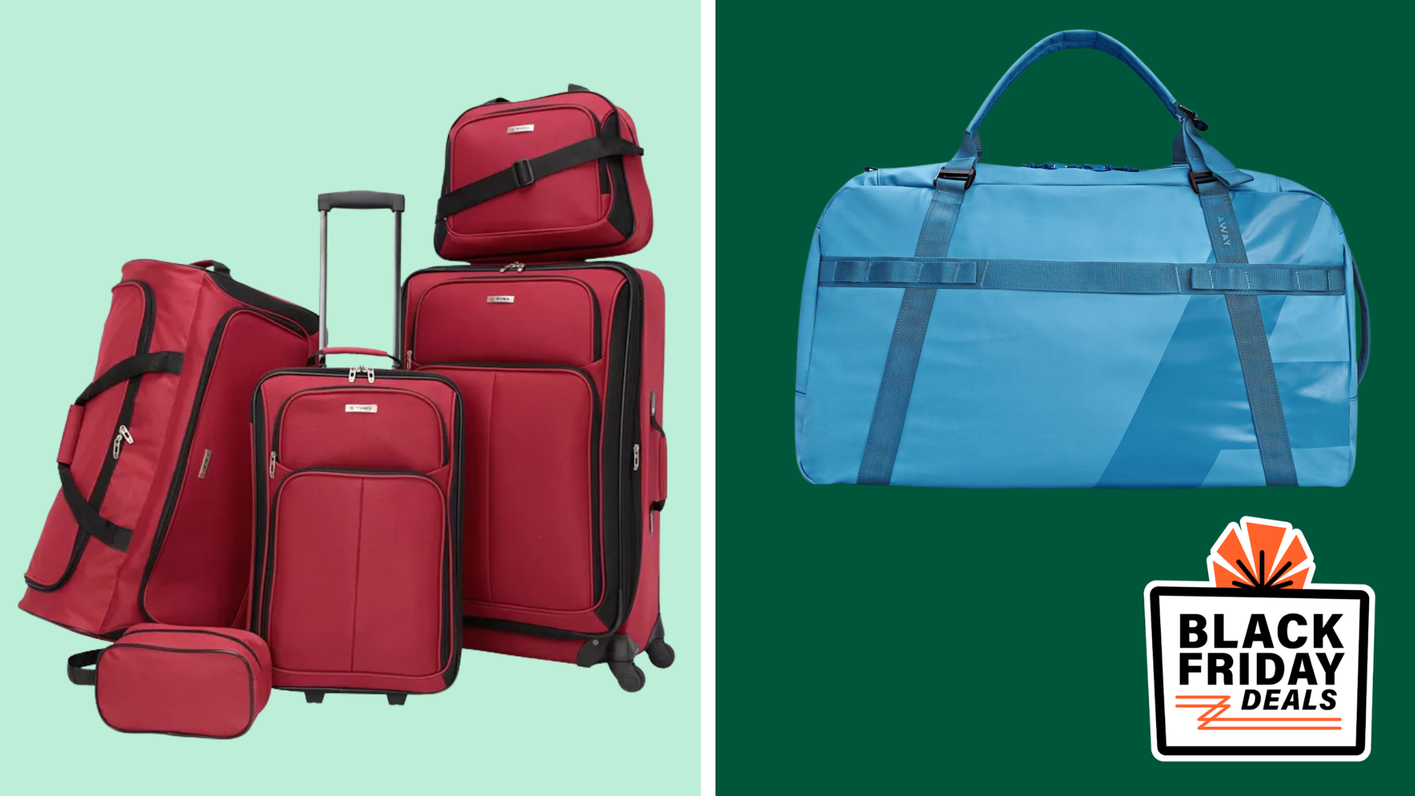 Shop Black Friday deals connected  luggage astatine  Macy's, Away, Amazon and more.