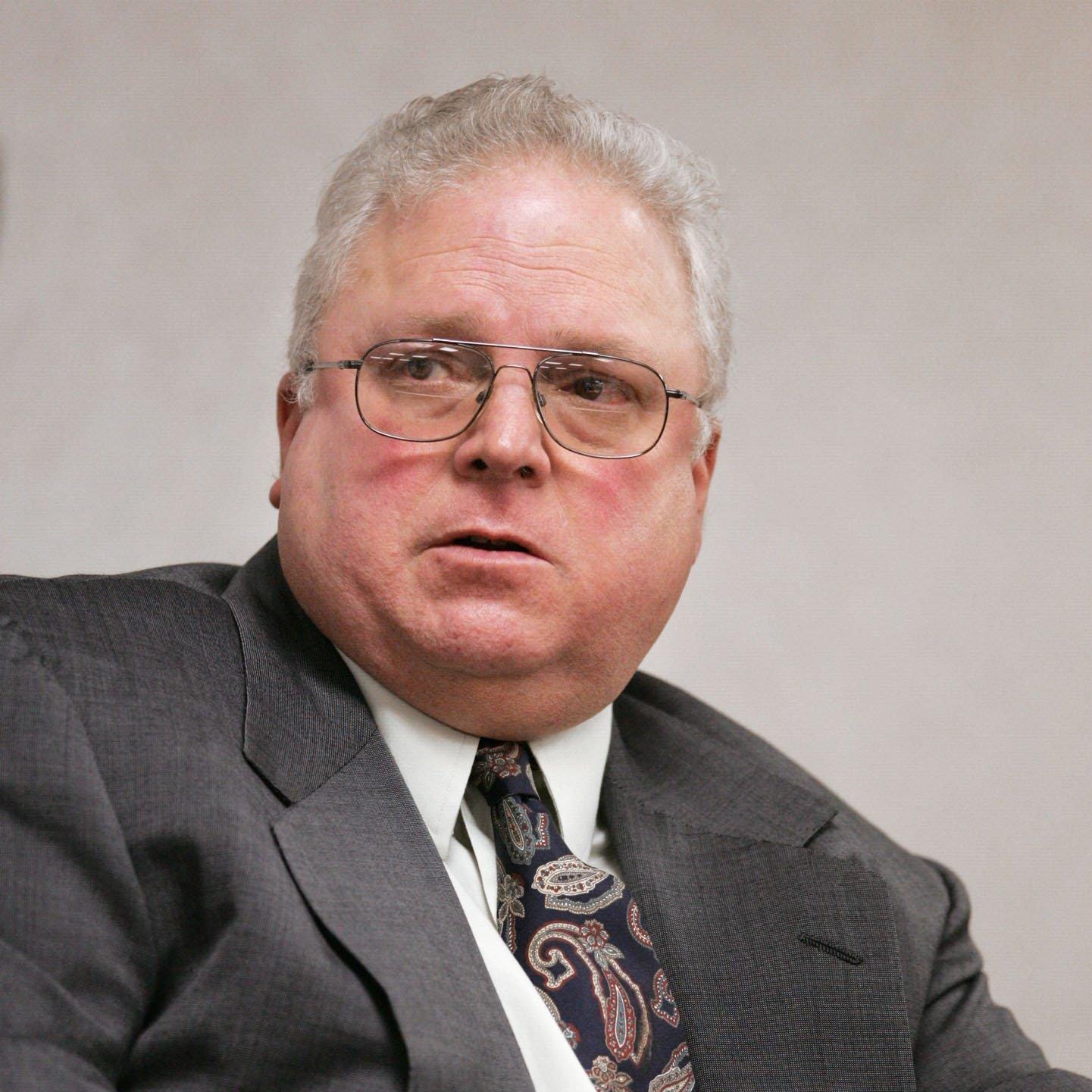 Dr. Charles Harlan, former Tennessee medical examiner, testifies in a hearing before the Tennessee Board of Medical Examiners in a Thursday, July 15, 2004, file photo in Nashville, Tenn. Officials say Harlan mishandled autopsies and destroyed evidence.