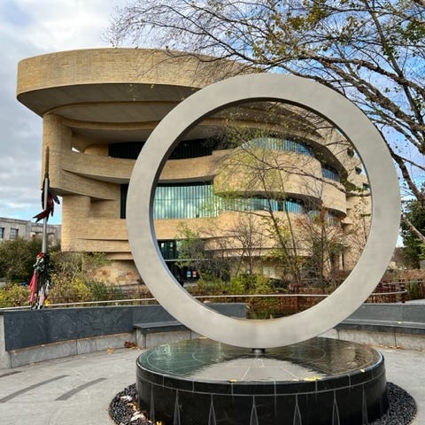 The National Native American Veterans Memorial sta