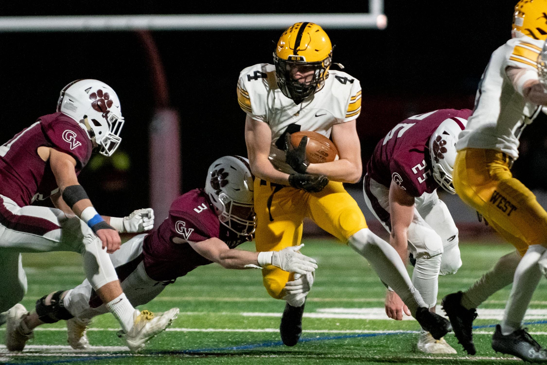 Photos: CB West Football Falls In District Title Game