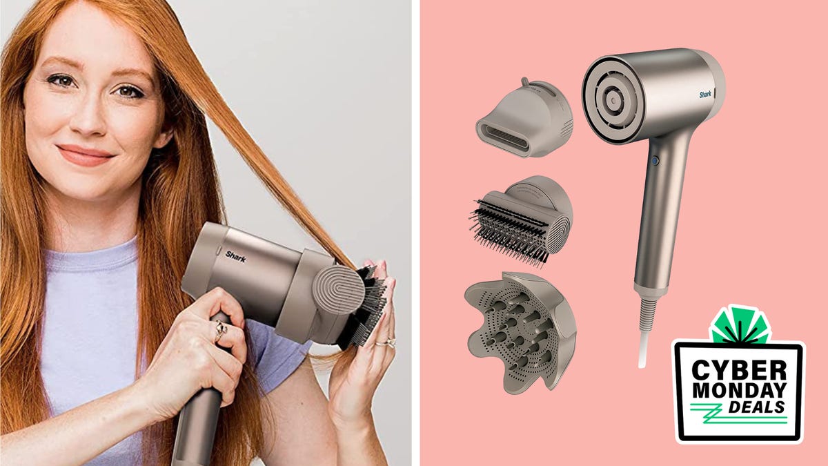 Save 70 on the superpowered with this Shark Hyperair blow dryer Cyber