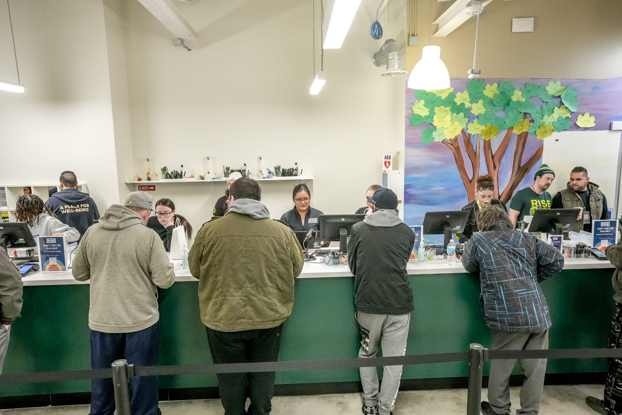 After Years Of Mass. Competition, RI Dispensaries Open For Pot Sales