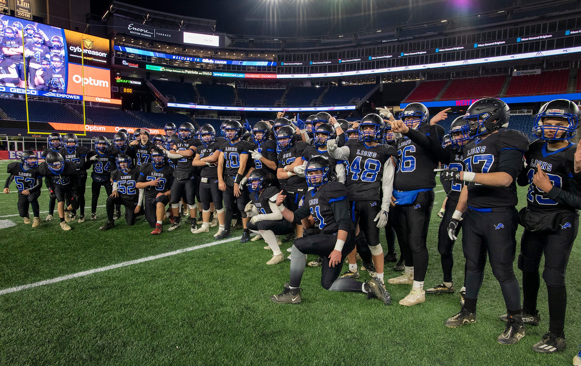 MIAA high school football state championship scoreboard