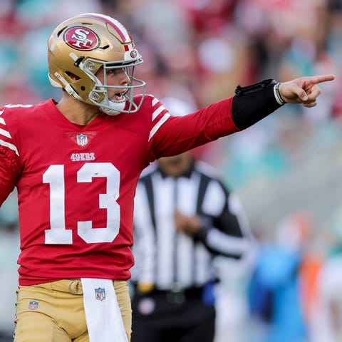 The 49ers are now down to QB3 Brock Purdy after Ji