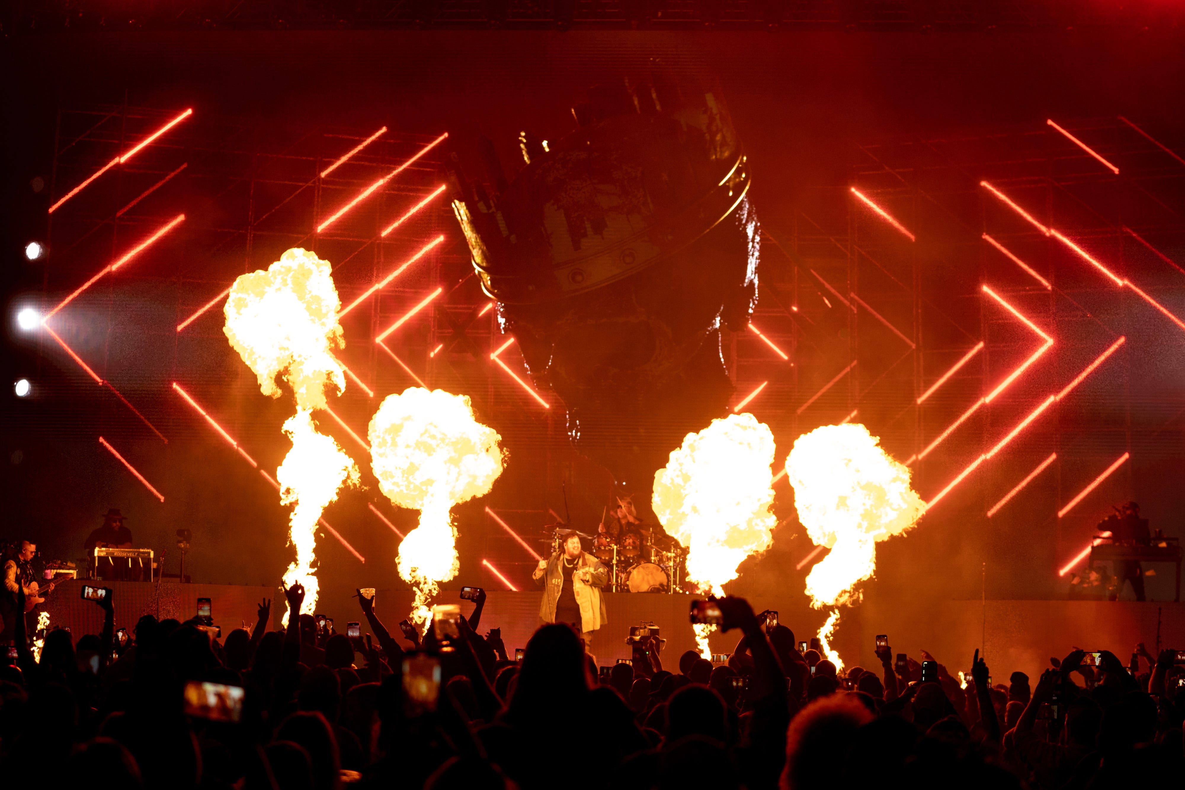 Jelly Roll's Stardom Shines, Hometown Crowd At Bridgestone Arena In Awe