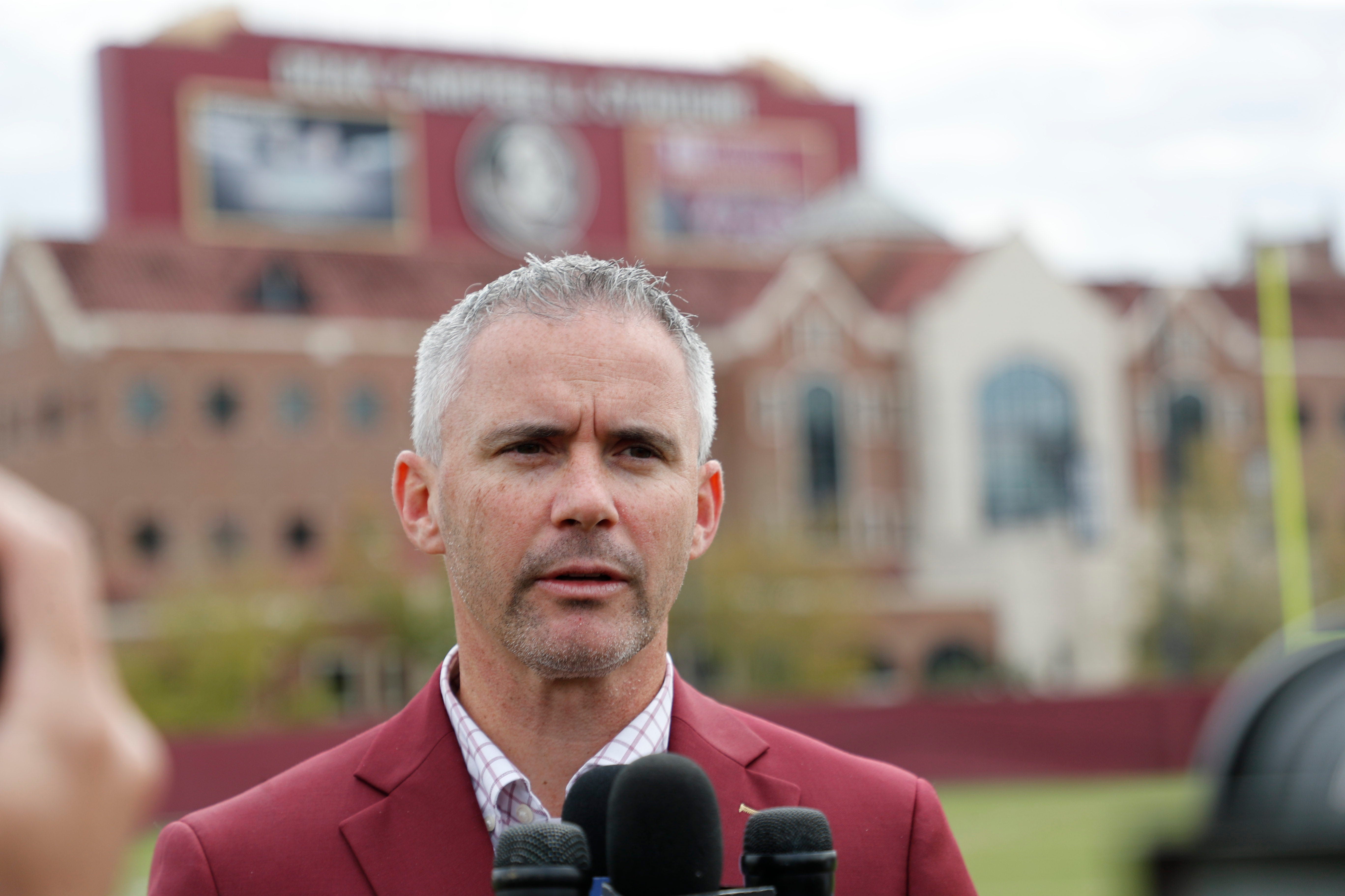 FSU Football Coach Mike Norvell Opened His Spring Tour In Pensacola