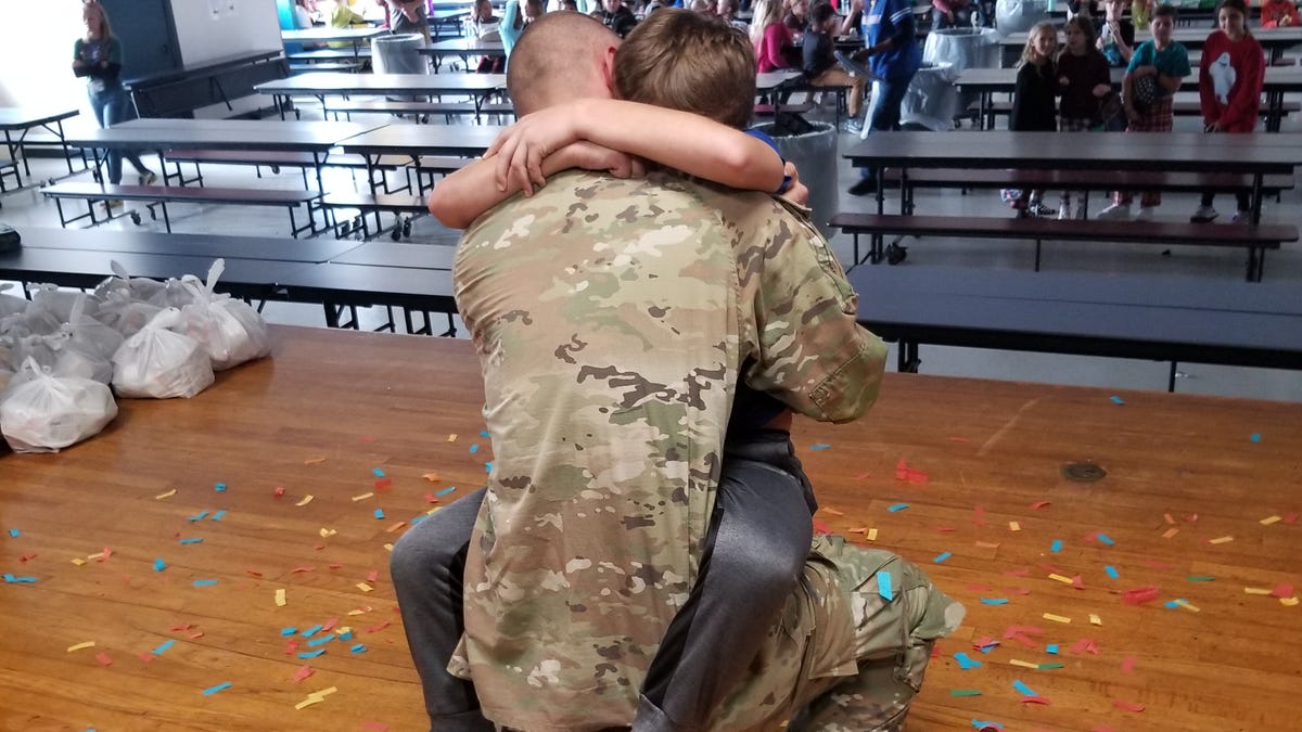 Army Soldier Surprises Brother In Military Homecoming