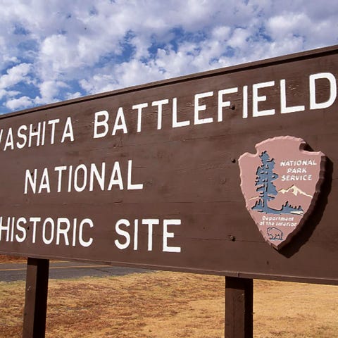 Photograph of a scene at the Washita National Batt