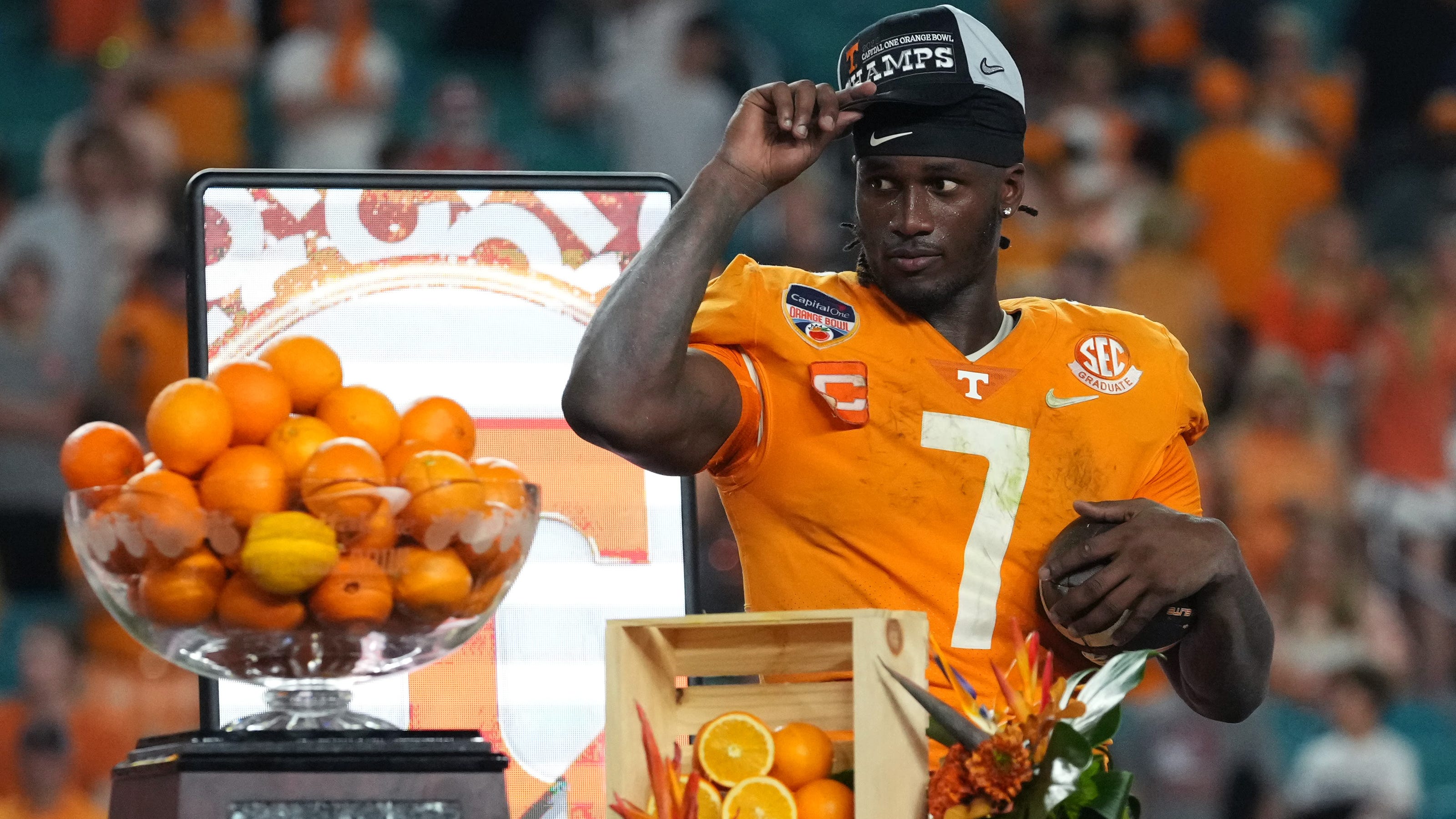 Tennessee, led by QB Joe Milton, rolls over Clemson in Orange Bowl