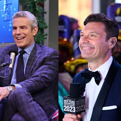 Andy Cohen, left, and Ryan Seacrest.