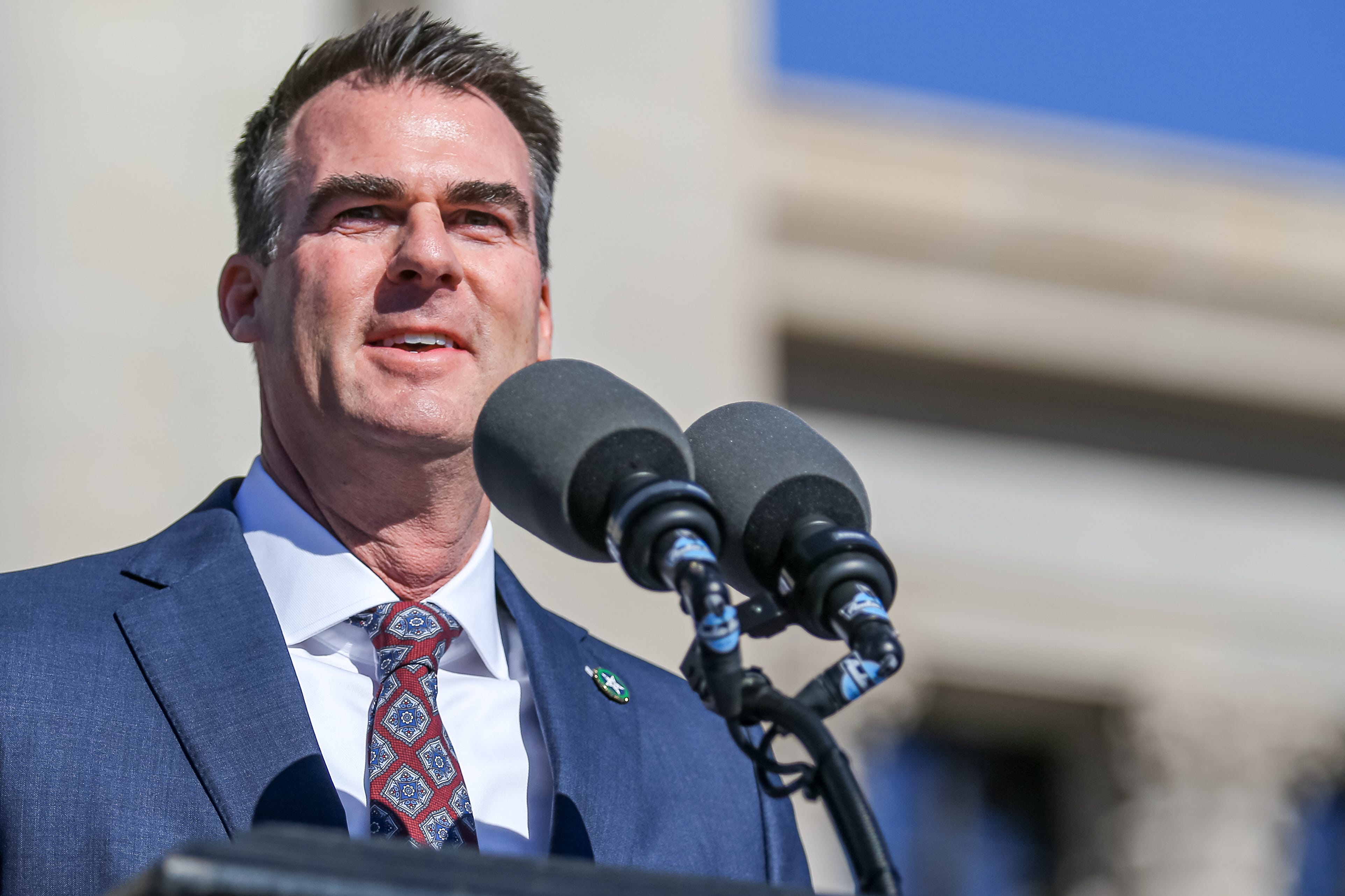 Kevin Stitt's Second Inaugural Speech Focuses On Economics, Education