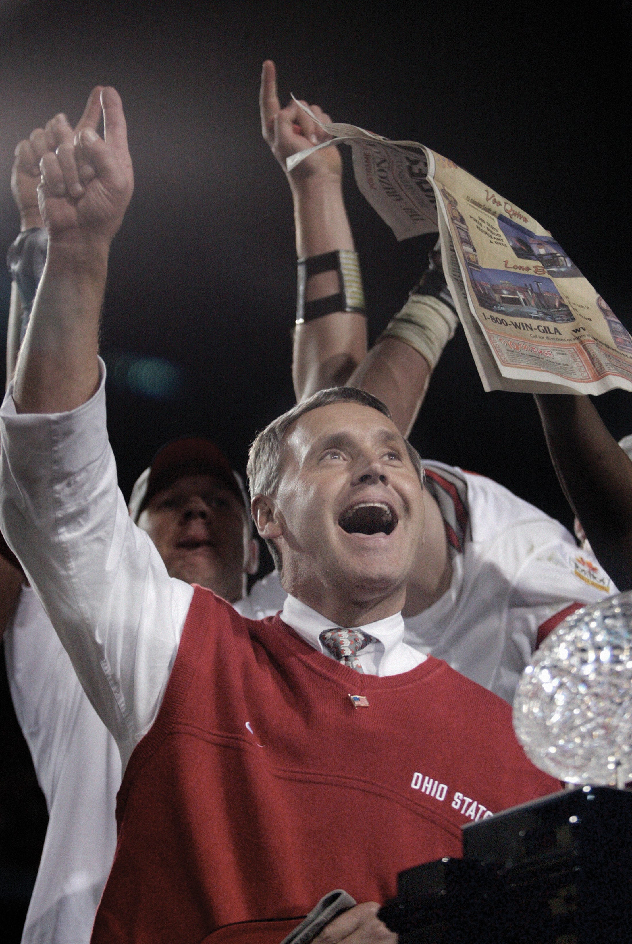 Hall of Fame speaker Jim Tressel talks Ryan Day, Ohio State