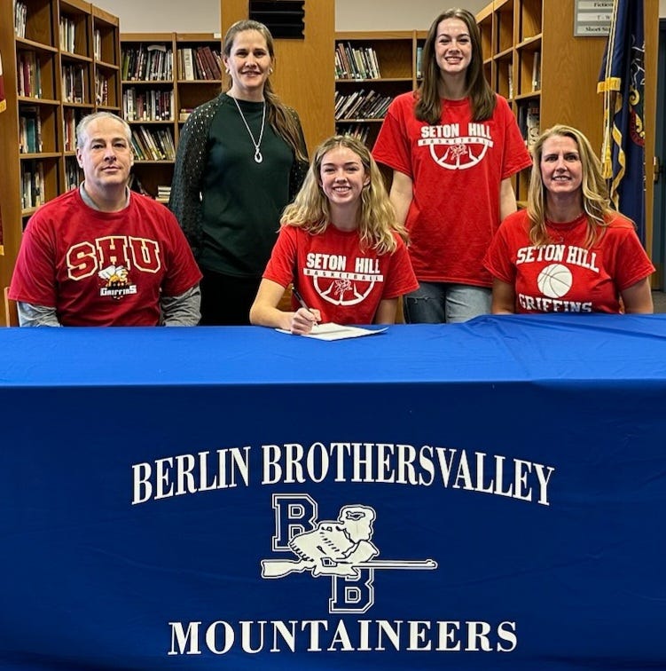 Berlin Brothersvalley's Sechler Signs To Play Basketball At Seton Hill