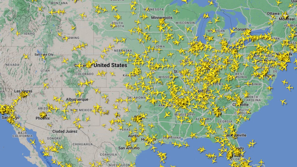 FAA outage Graphics show number of flights impacted by system failure