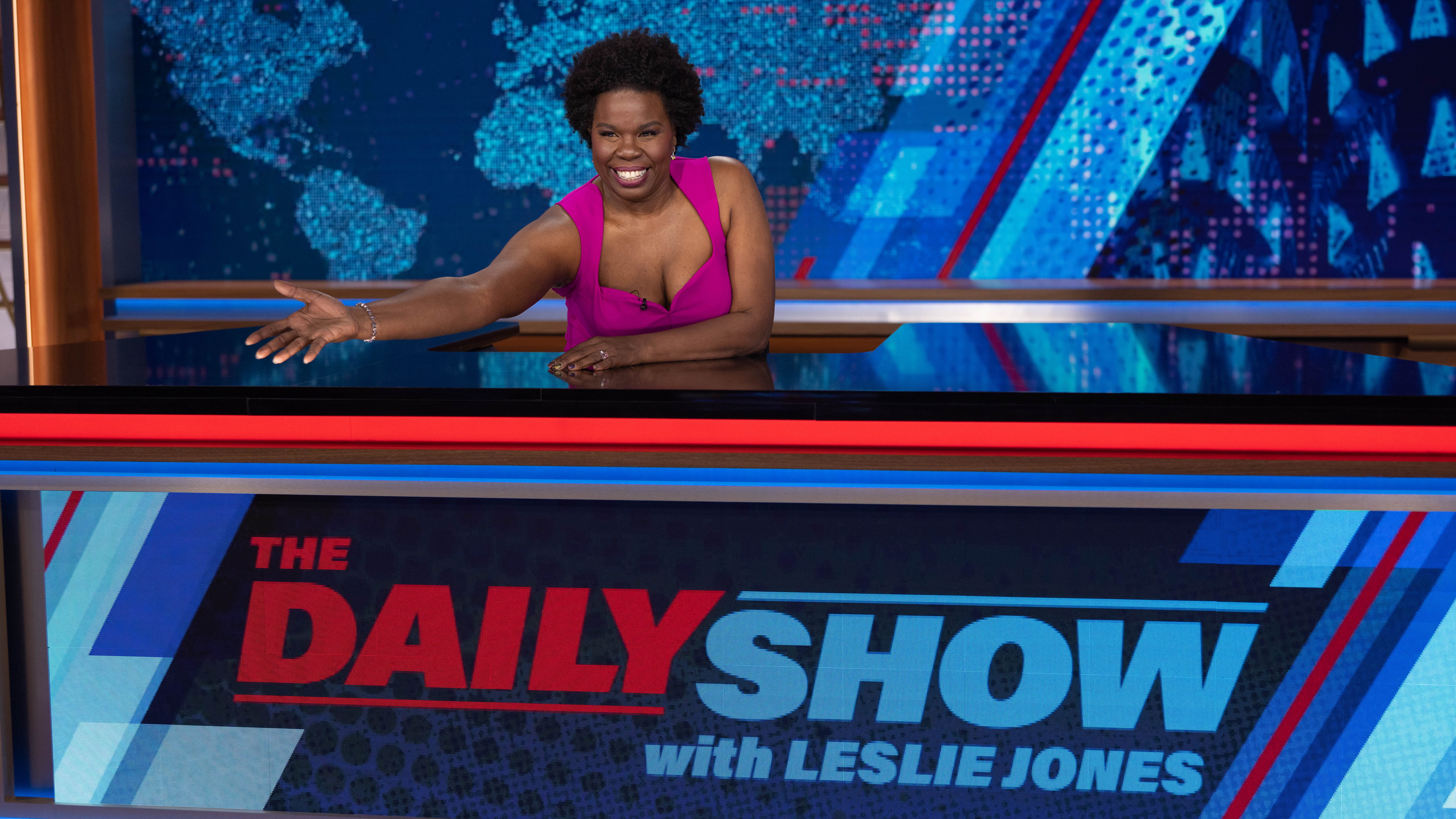 Leslie Jones is the first guest-host for "The Daily Show" following Trevor Noah's departure in December.