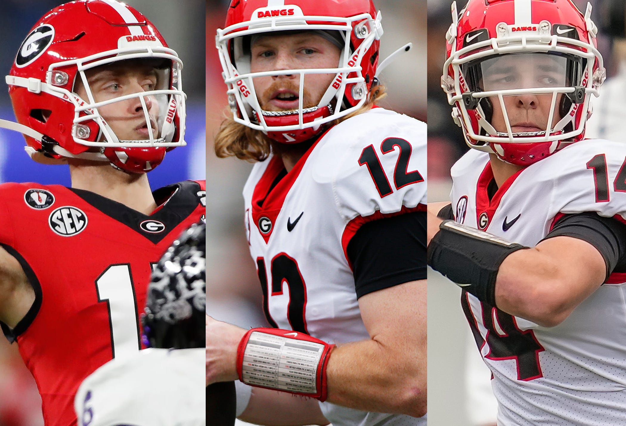 UGA QBs Carson Beck, Brock Vandagriff & Gunner Stockton Vie To Start