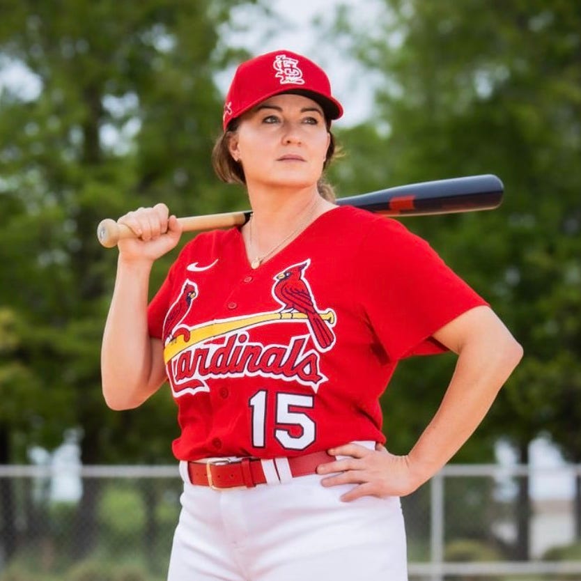 Christina Whitlock is the first uniformed female coach in St. Louis Cardinals history and has been assigned to the Peoria Chiefs as fourth coach for the 2023 Midwest League season.